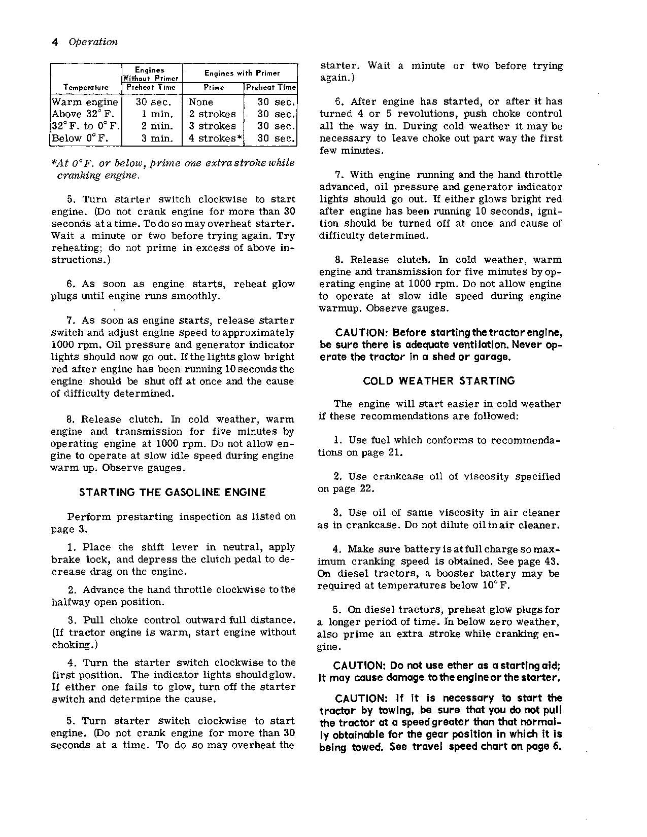 JOHN DEERE 1010 TRACTOR OPERATORS MANUAL OMT19261