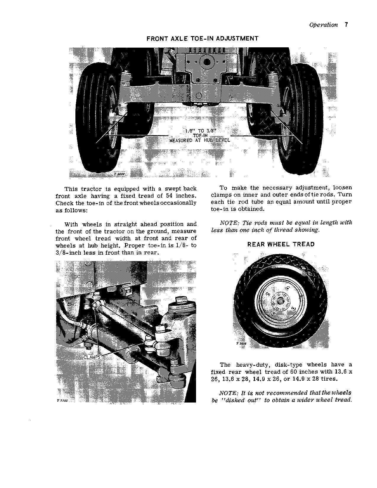 JOHN DEERE 1010 TRAKTOR-BEDIENUNGSANLEITUNG OMT19261