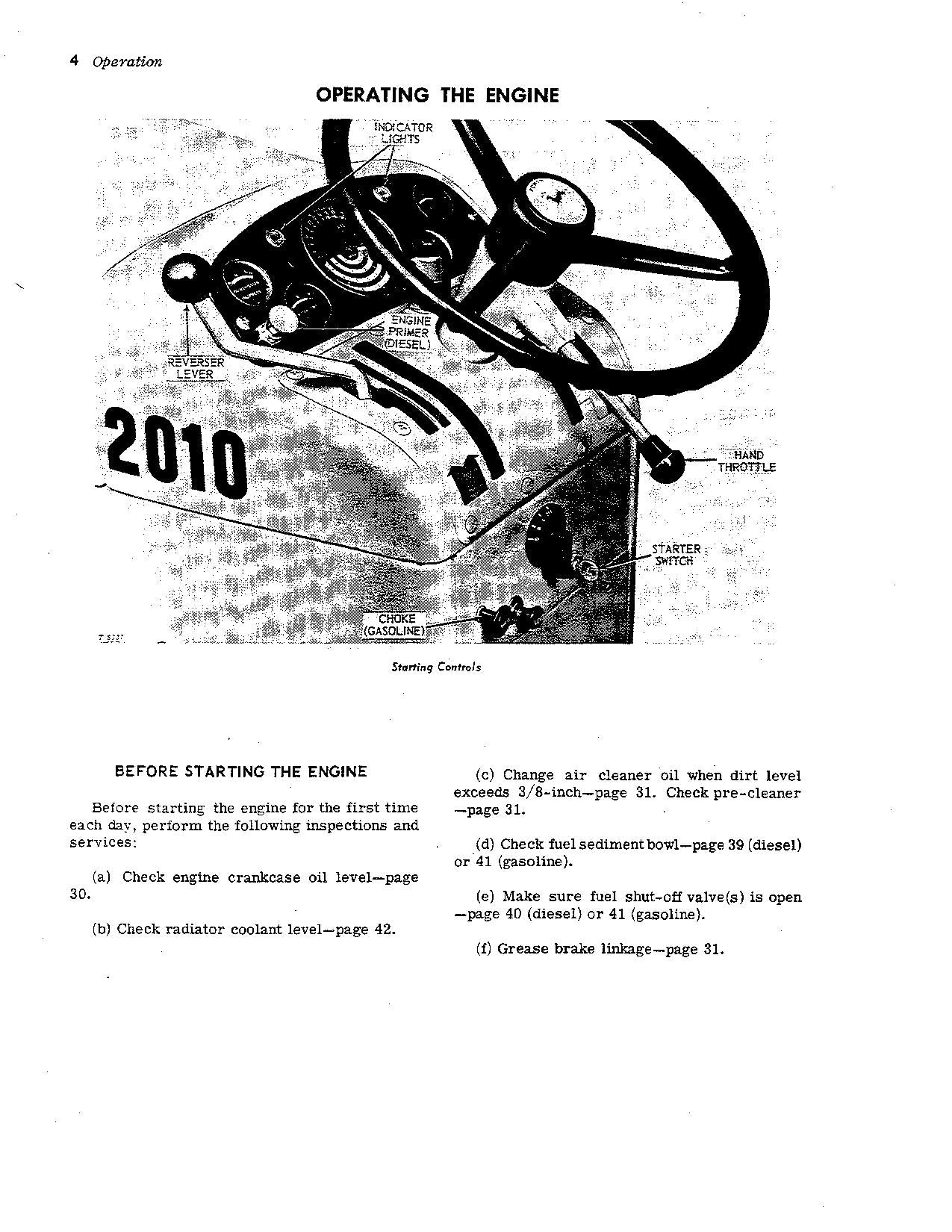 JOHN DEERE 2010 TRAKTOR-BETRIEBSHANDBUCH OMT19264