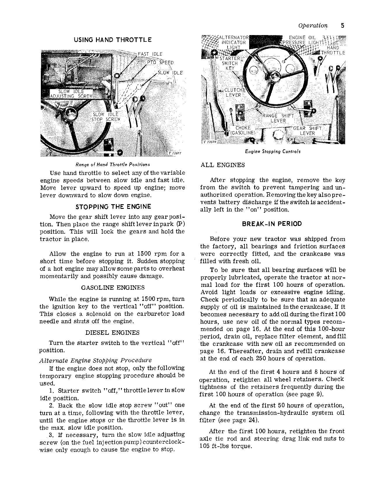 JOHN DEERE 2020 TRAKTOR-BETRIEBSHANDBUCH 0-080196