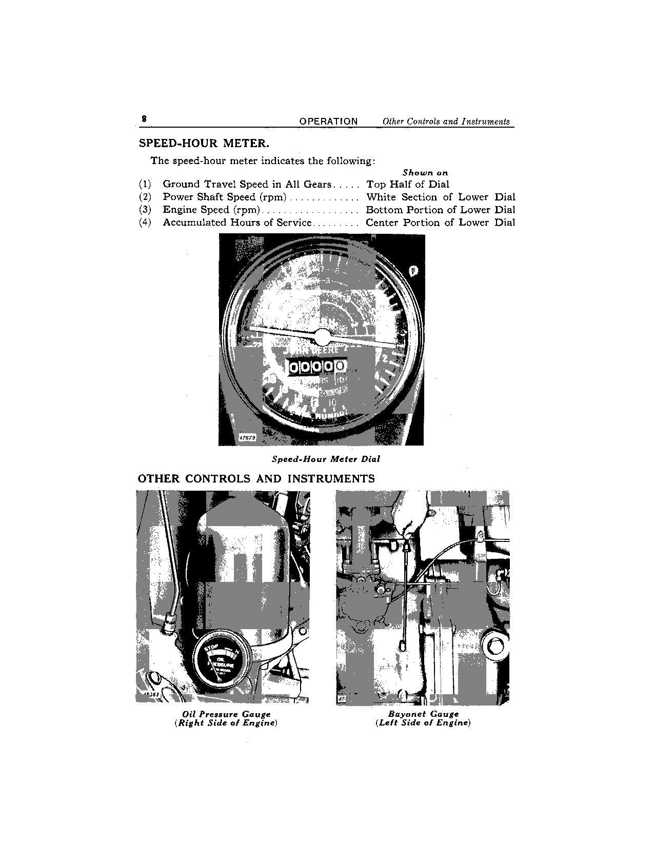 JOHN DEERE 420 TRACTOR OPERATORS MANUAL  100001-125000