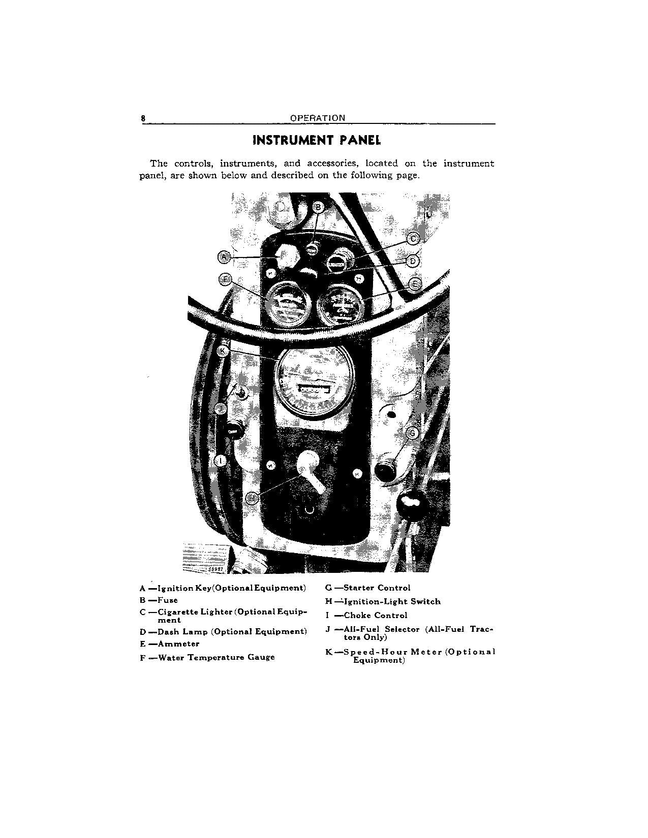 JOHN DEERE 420 TRACTOR OPERATORS MANUAL OMT45757