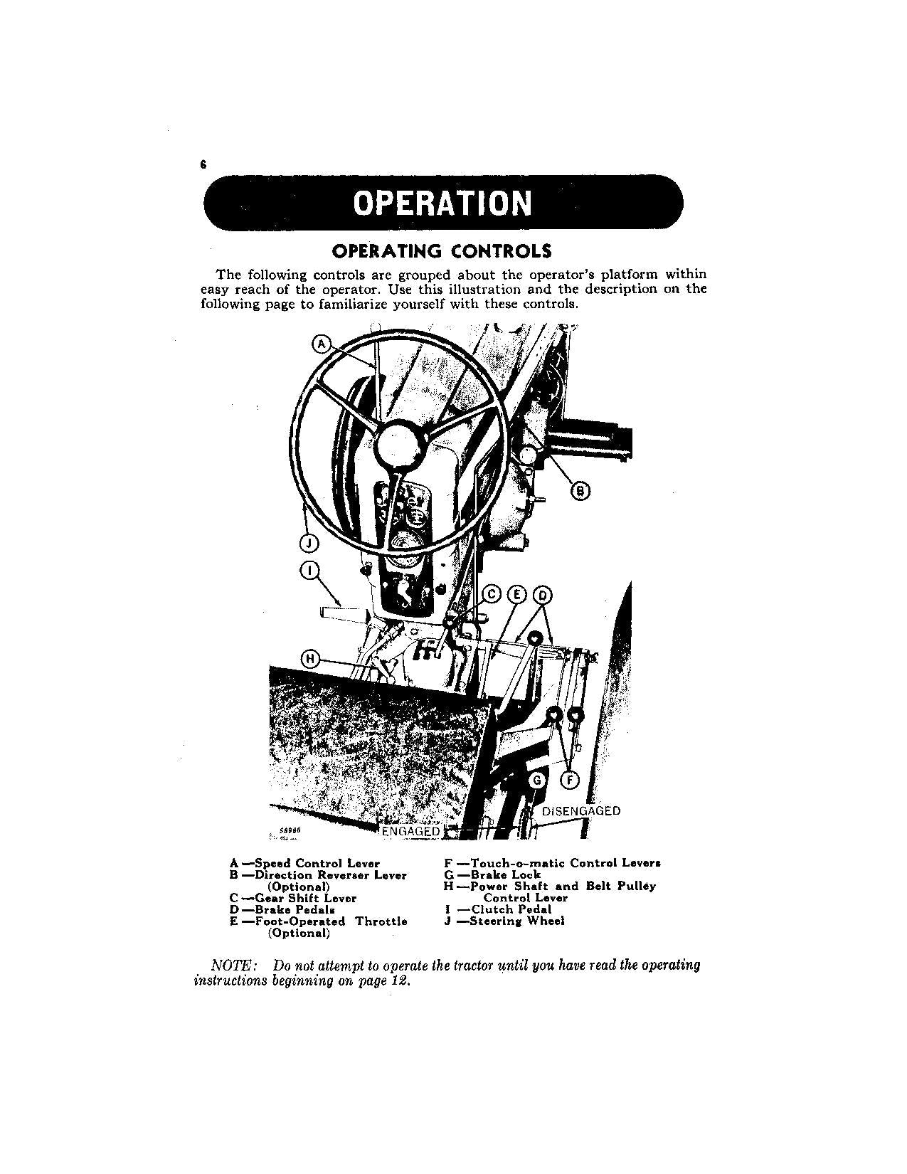 MANUEL D'UTILISATION DU TRACTEUR JOHN DEERE 420 OMT48757