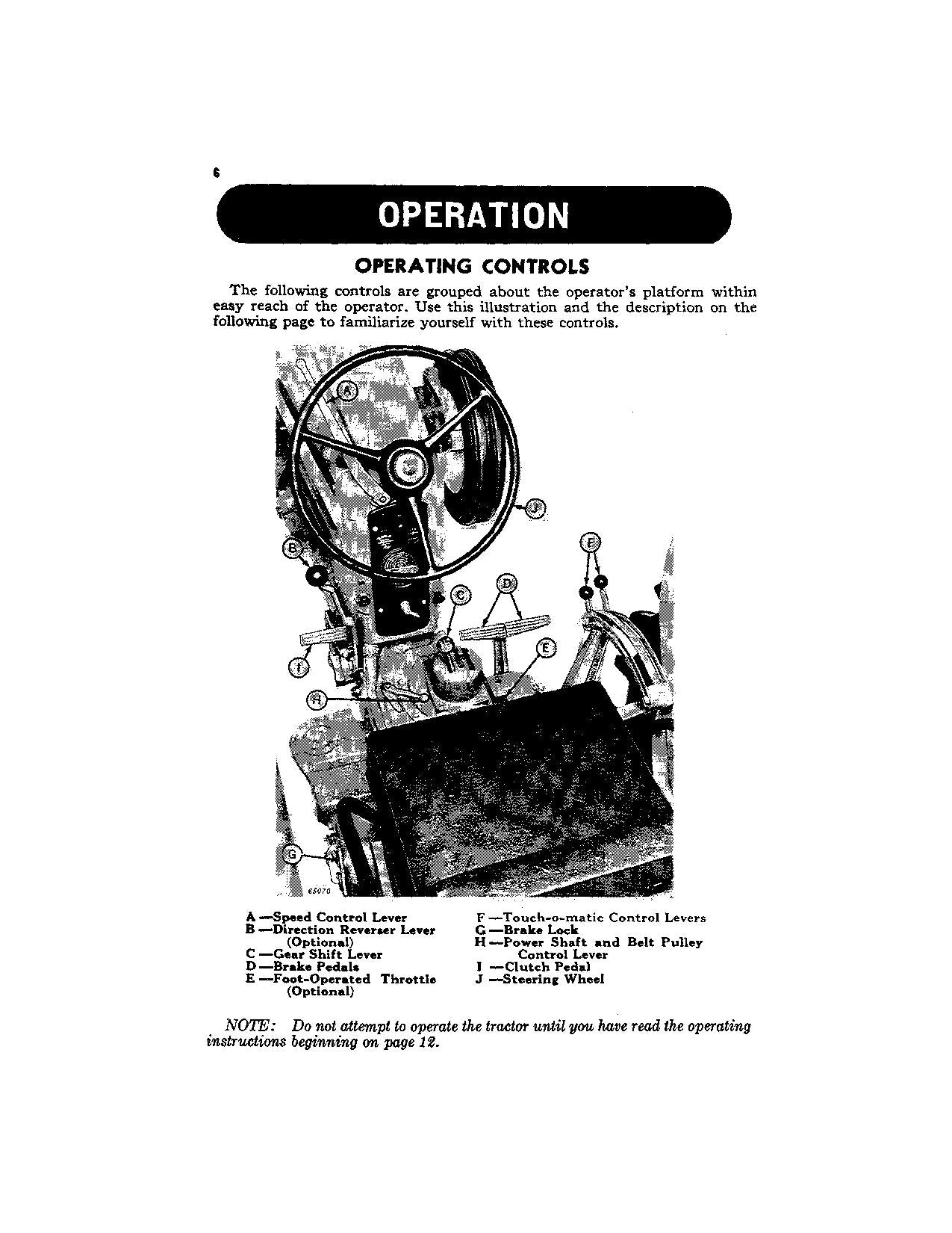 JOHN DEERE 420 TRACTOR OPERATORS MANUAL 131301-