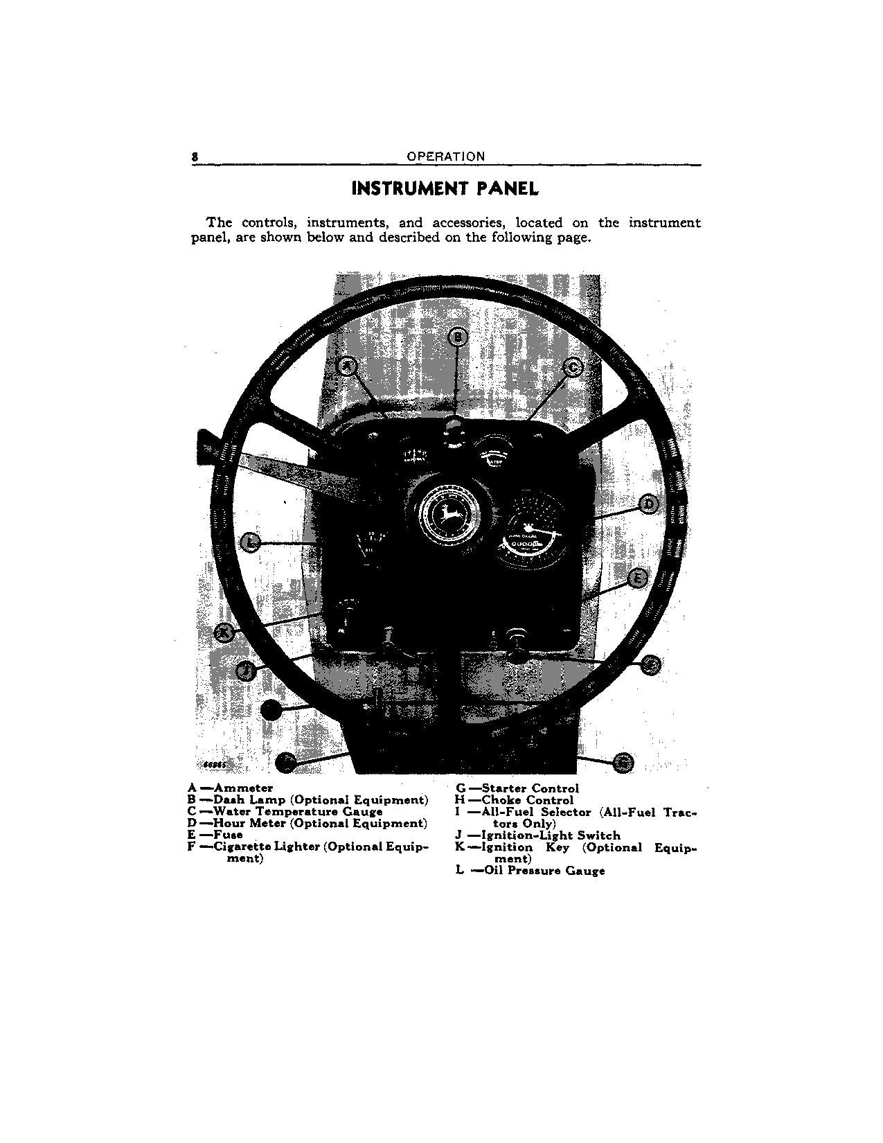 JOHN DEERE 330 STANDARD UTILITY TRACTOR OPERATORS MANUAL NORTH AMERICA