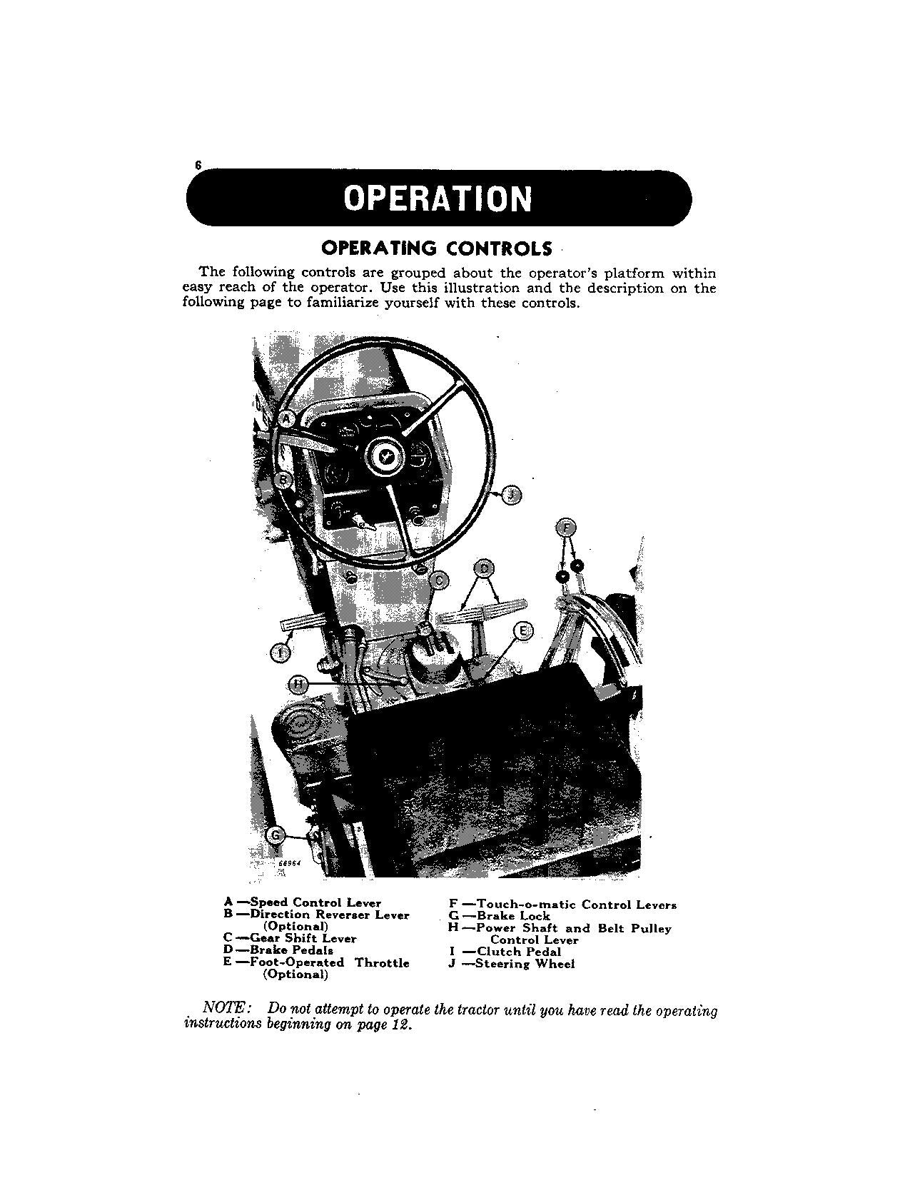 JOHN DEERE 430 TRAKTOR BEDIENUNGSANLEITUNG 140001-