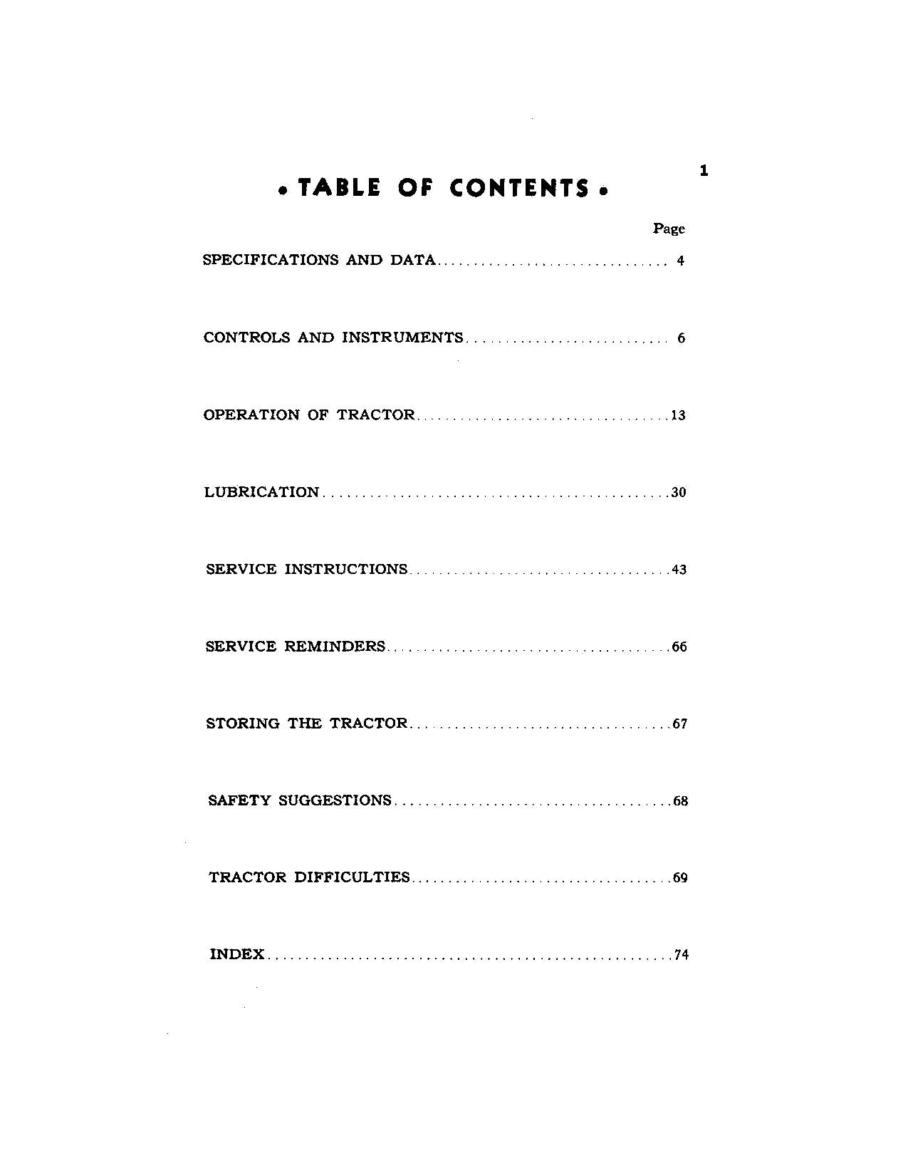 JOHN DEERE MC TRACTOR OPERATORS MANUAL