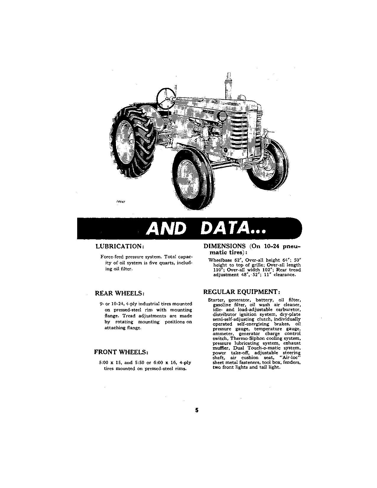 JOHN DEERE MI TRACTOR OPERATORS MANUAL