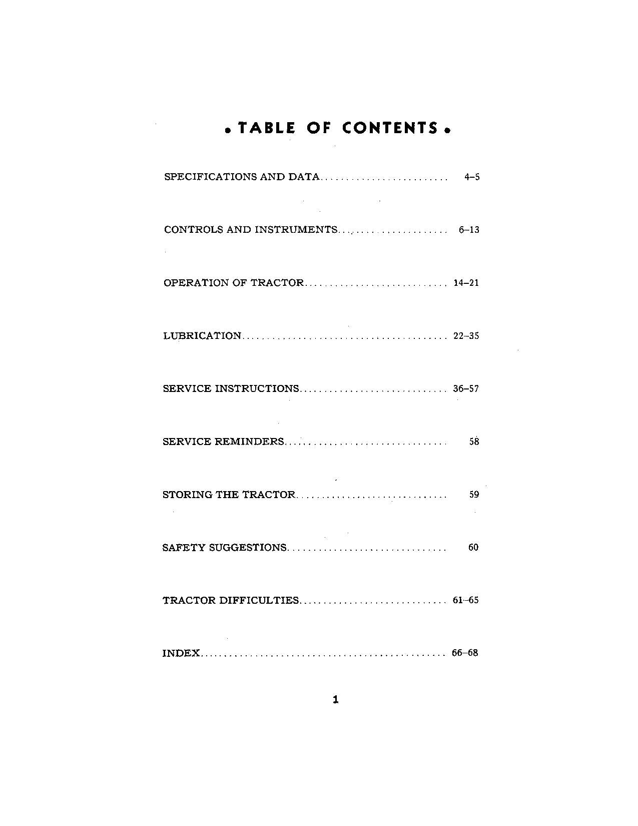 JOHN DEERE MI TRACTOR OPERATORS MANUAL