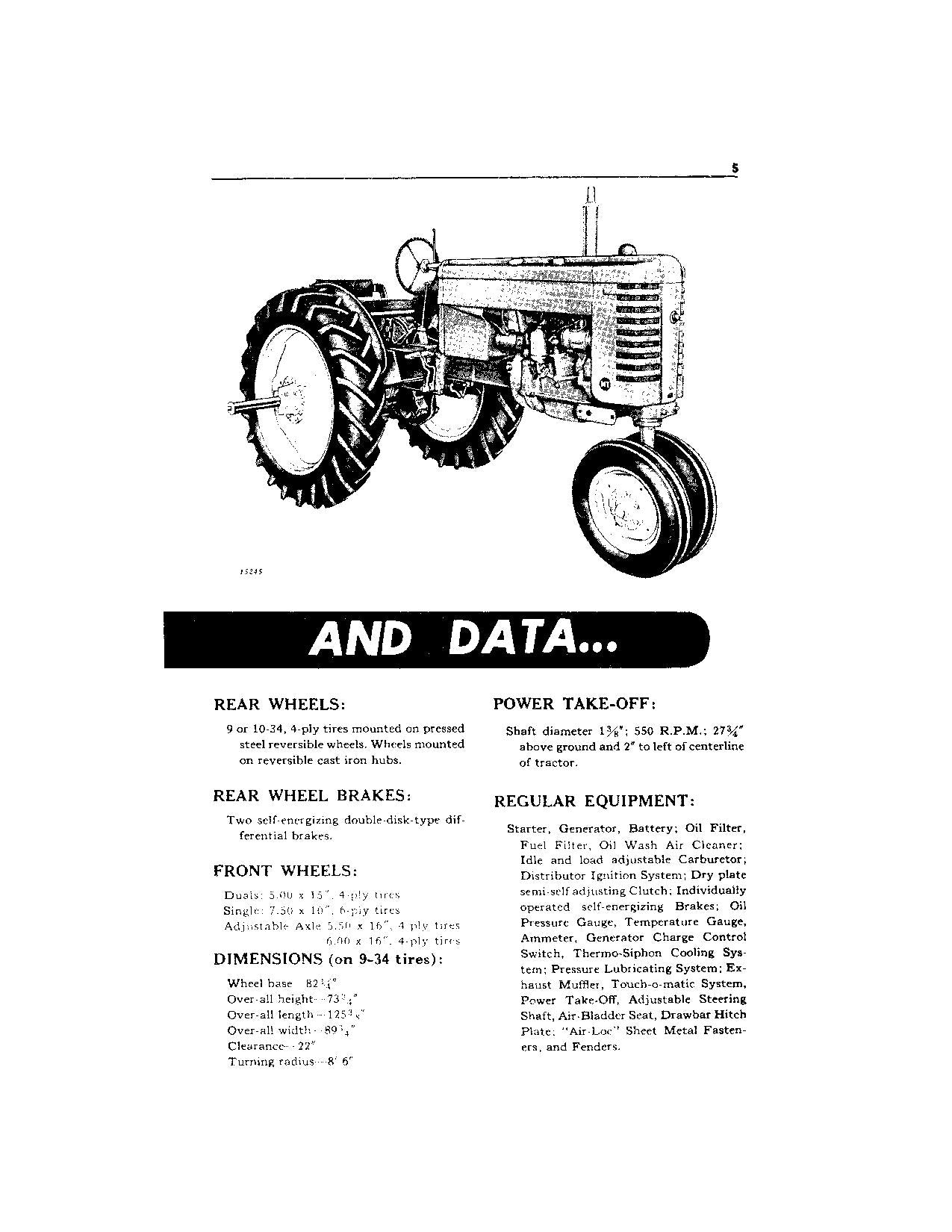 JOHN DEERE MT TRACTOR OPERATORS MANUAL