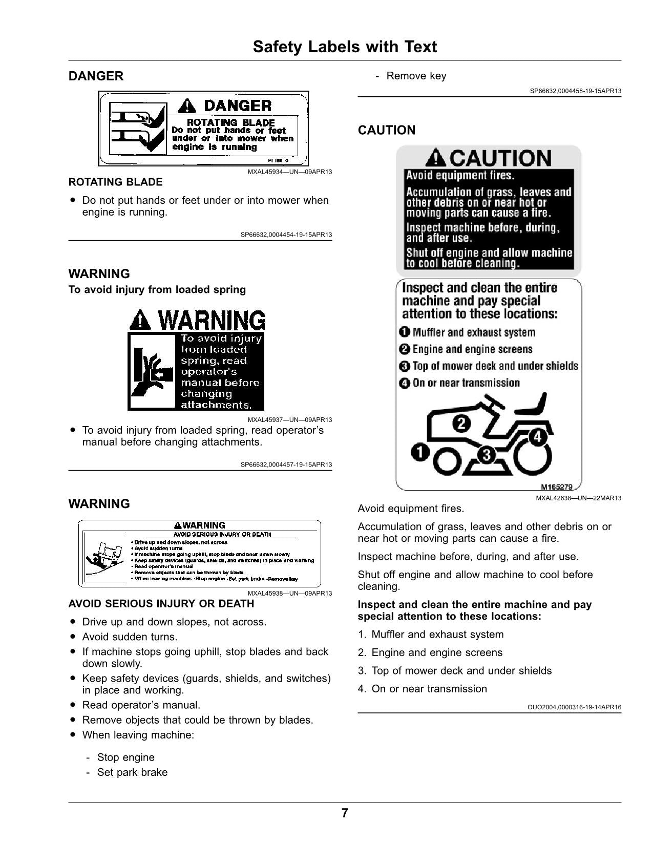 JOHN DEERE X330 X350 X354 X370 X380 TRACTOR OPERATORS MANUAL North America