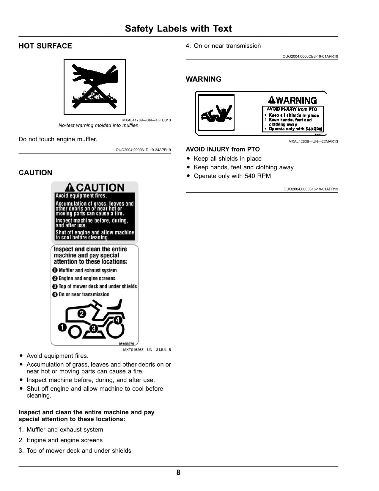 MANUEL D'UTILISATION DU TRACTEUR JOHN DEERE X750 X754 X758 SER 090001-