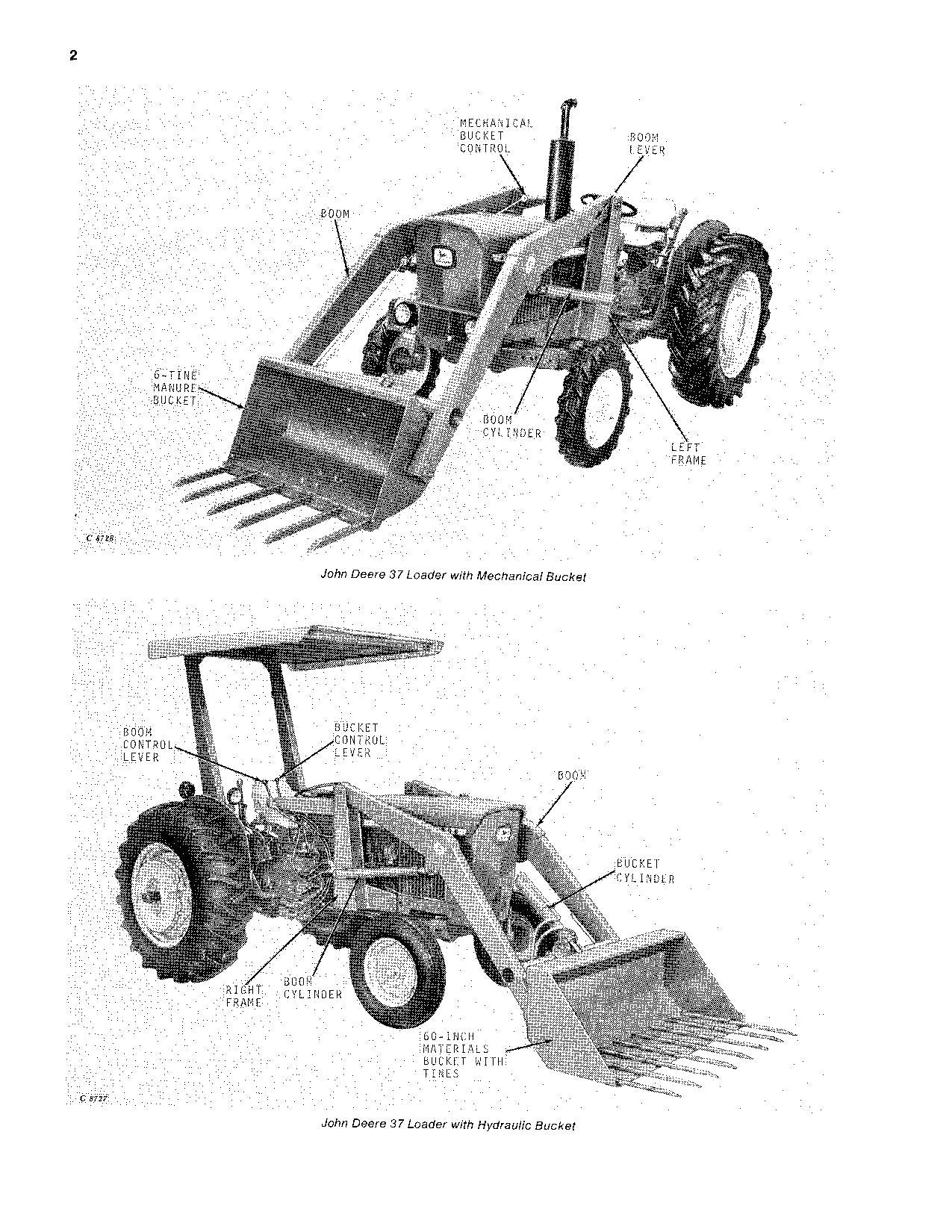 JOHN DEERE 37 820 TRACTOR OPERATORS MANUAL