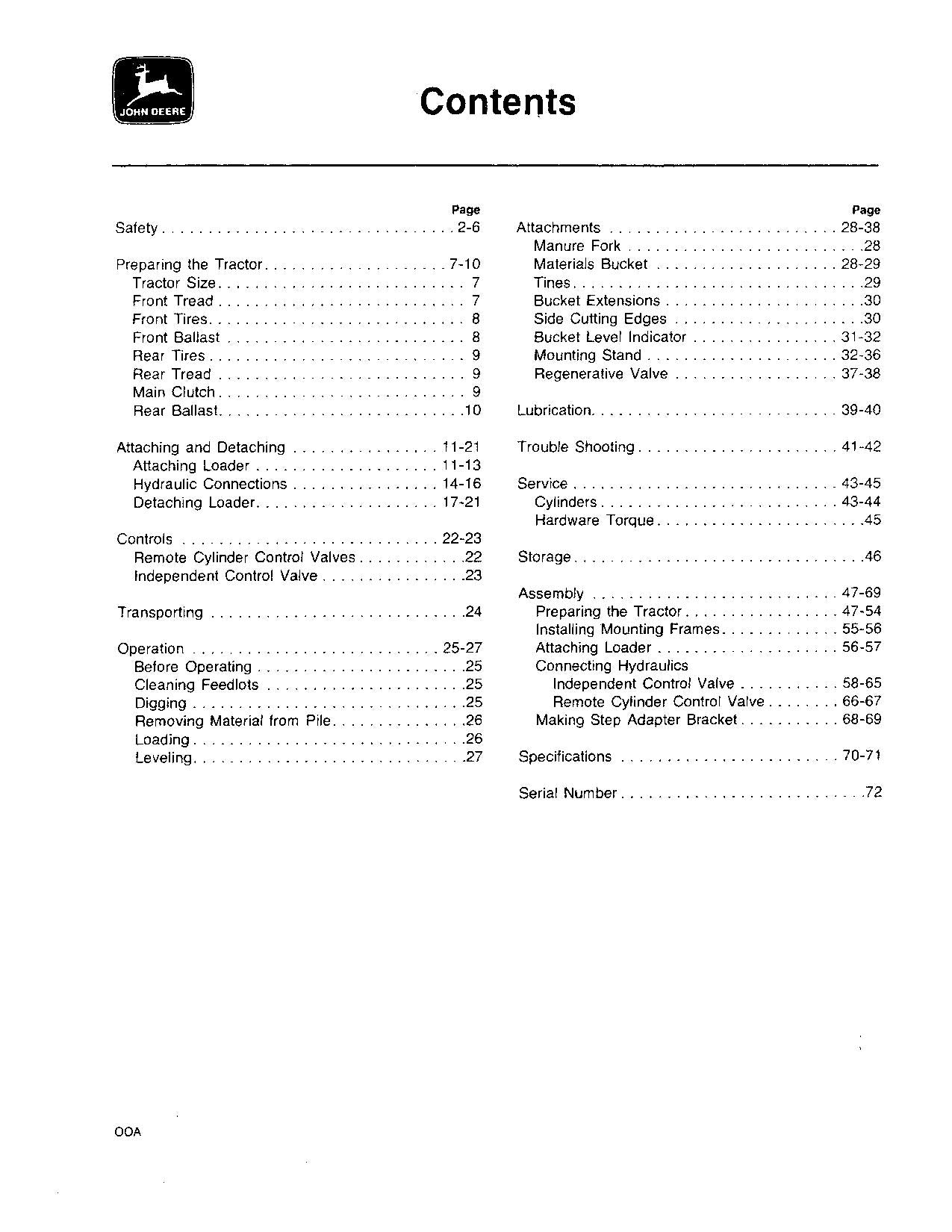 JOHN DEERE 145 820 830 2040 2030 2140 TRAKTOR-BETRIEBSHANDBUCH