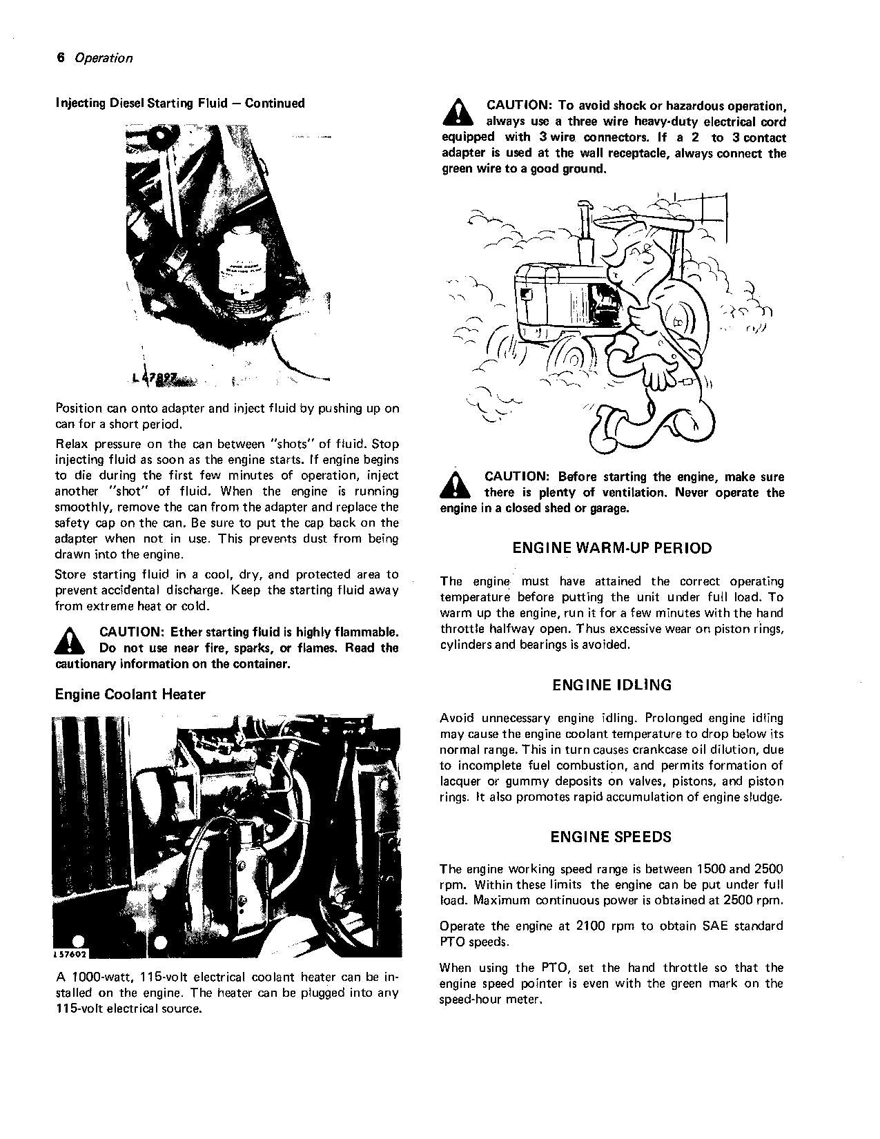 JOHN DEERE 2040 TRACTOR OPERATORS MANUAL