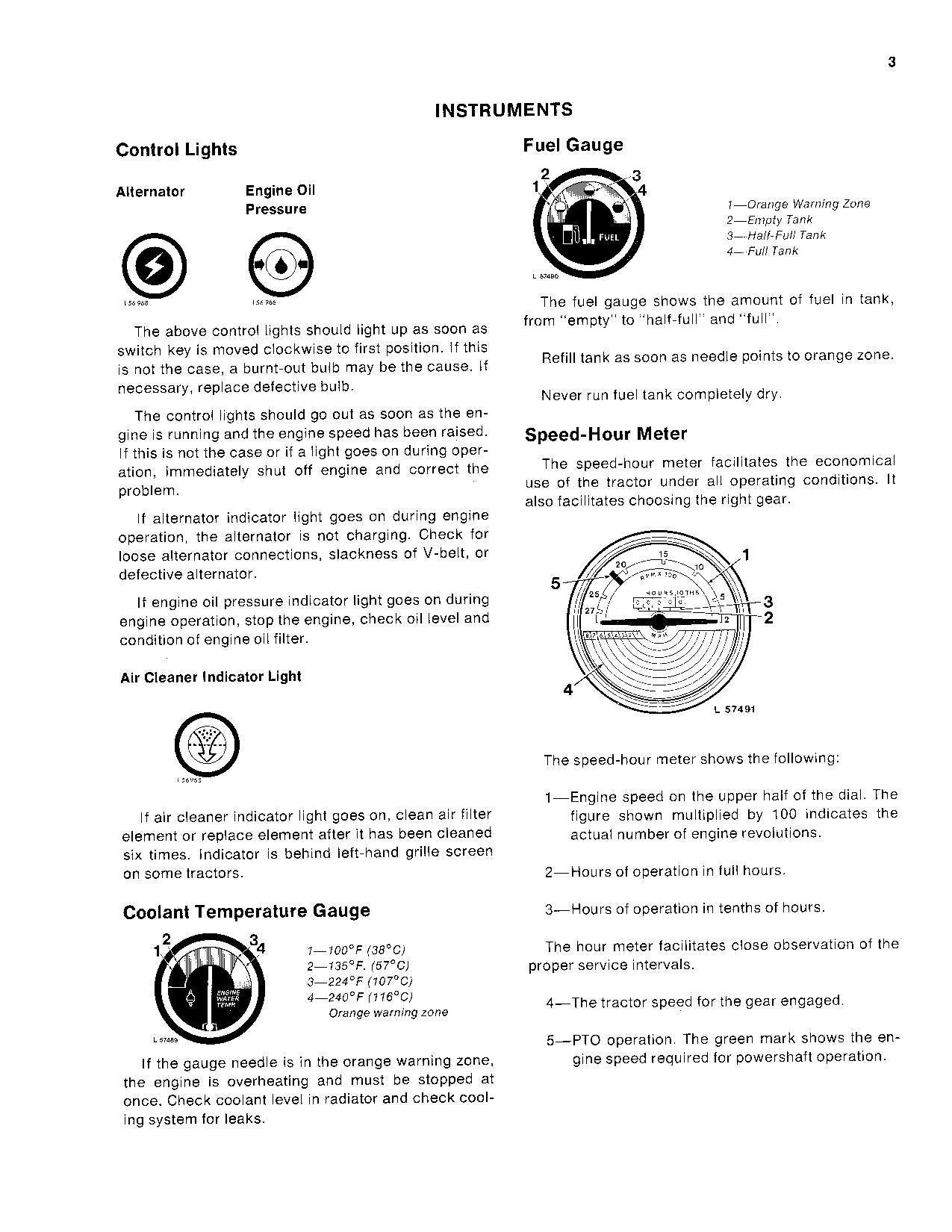 JOHN DEERE 1530 TRAKTOR-BETRIEBSHANDBUCH