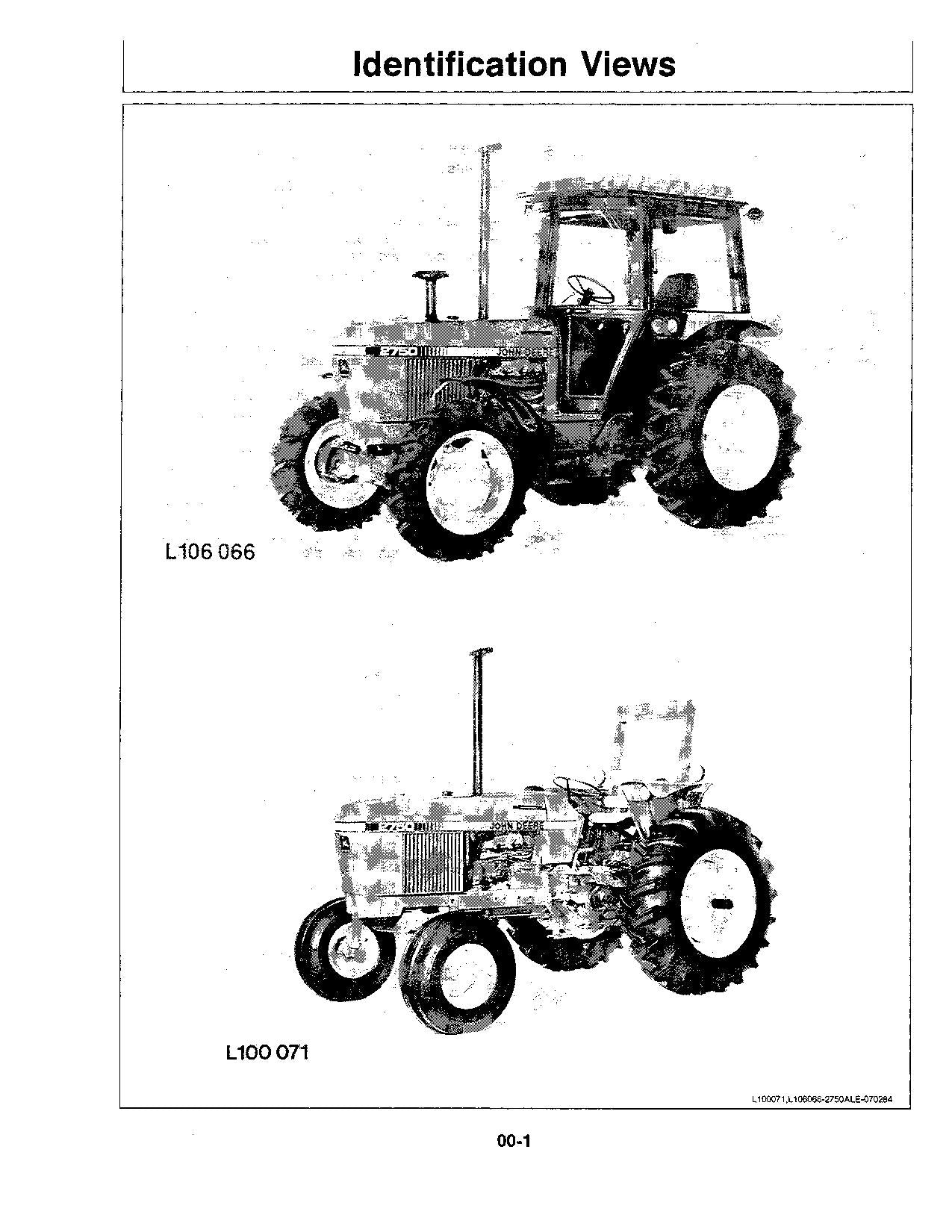 MANUEL D'UTILISATION DU TRACTEUR JOHN DEERE 2750 ÉDITION AMÉRIQUE DU NORD