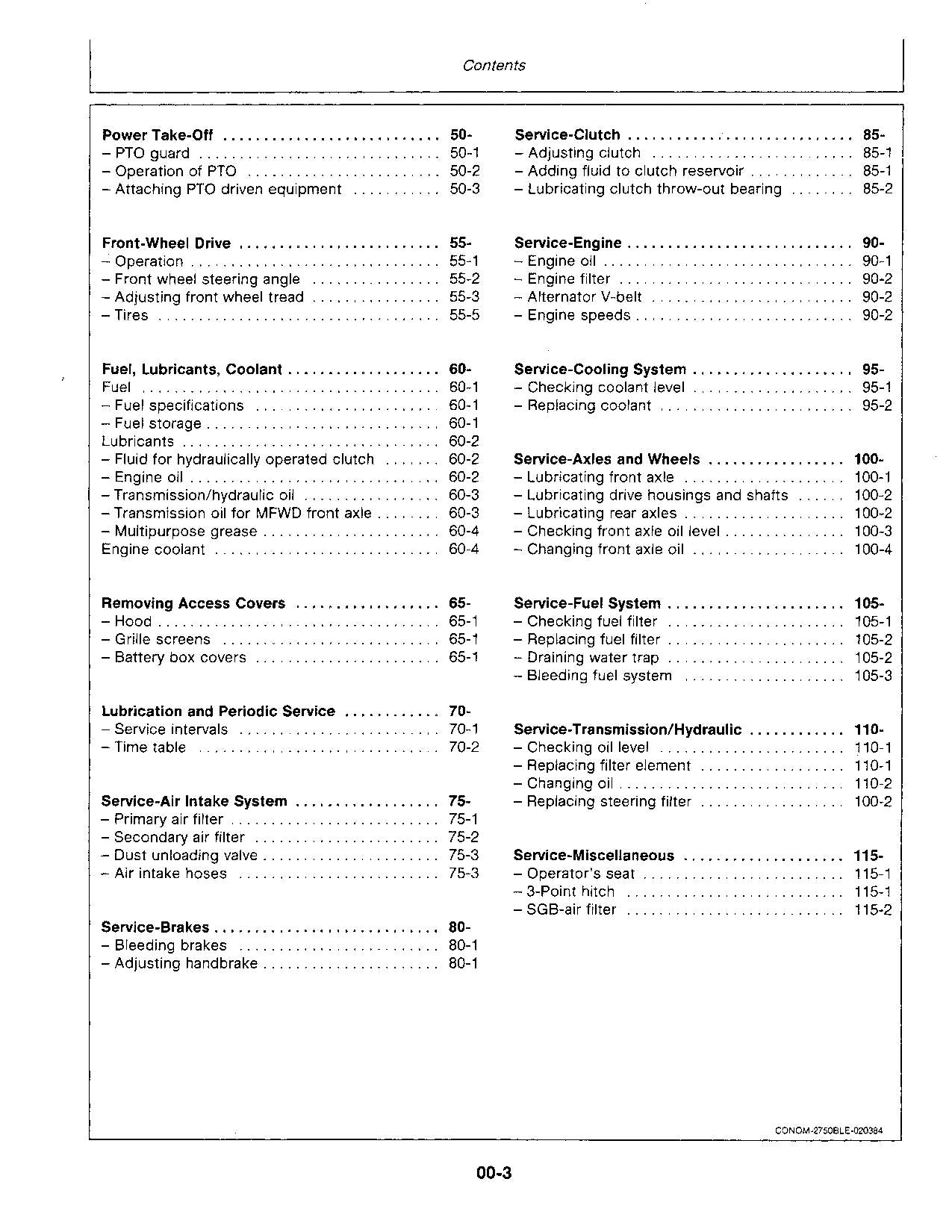 JOHN DEERE 2750 INDUSTRIAL EQUIPMENT TRACTOR OPERATORS MANUAL NORTH AMERICA