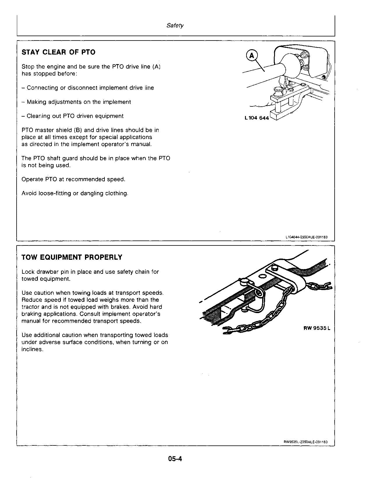 JOHN DEERE 2750 INDUSTRIAL EQUIPMENT TRACTOR OPERATORS MANUAL NORTH AMERICA