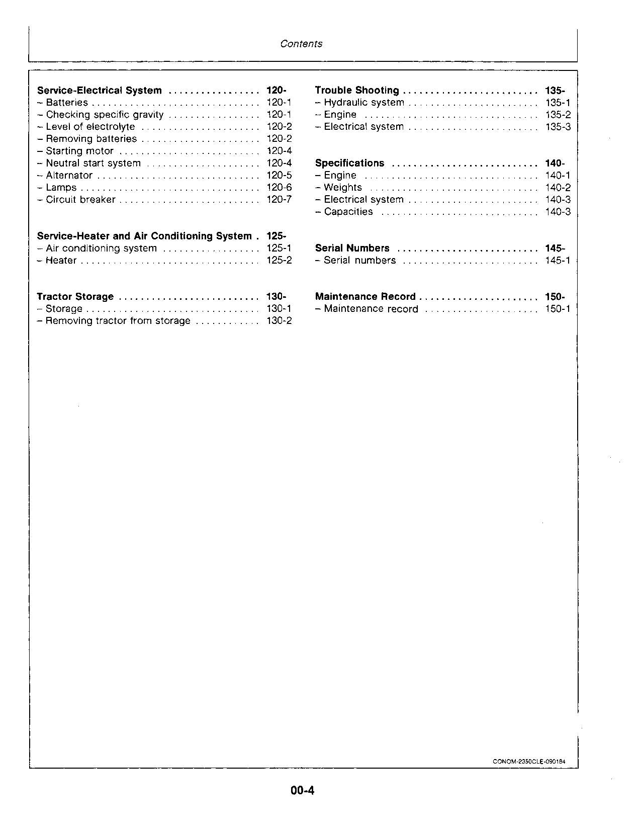 JOHN DEERE 2750 INDUSTRIAL EQUIPMENT TRACTOR OPERATORS MANUAL NORTH AMERICA