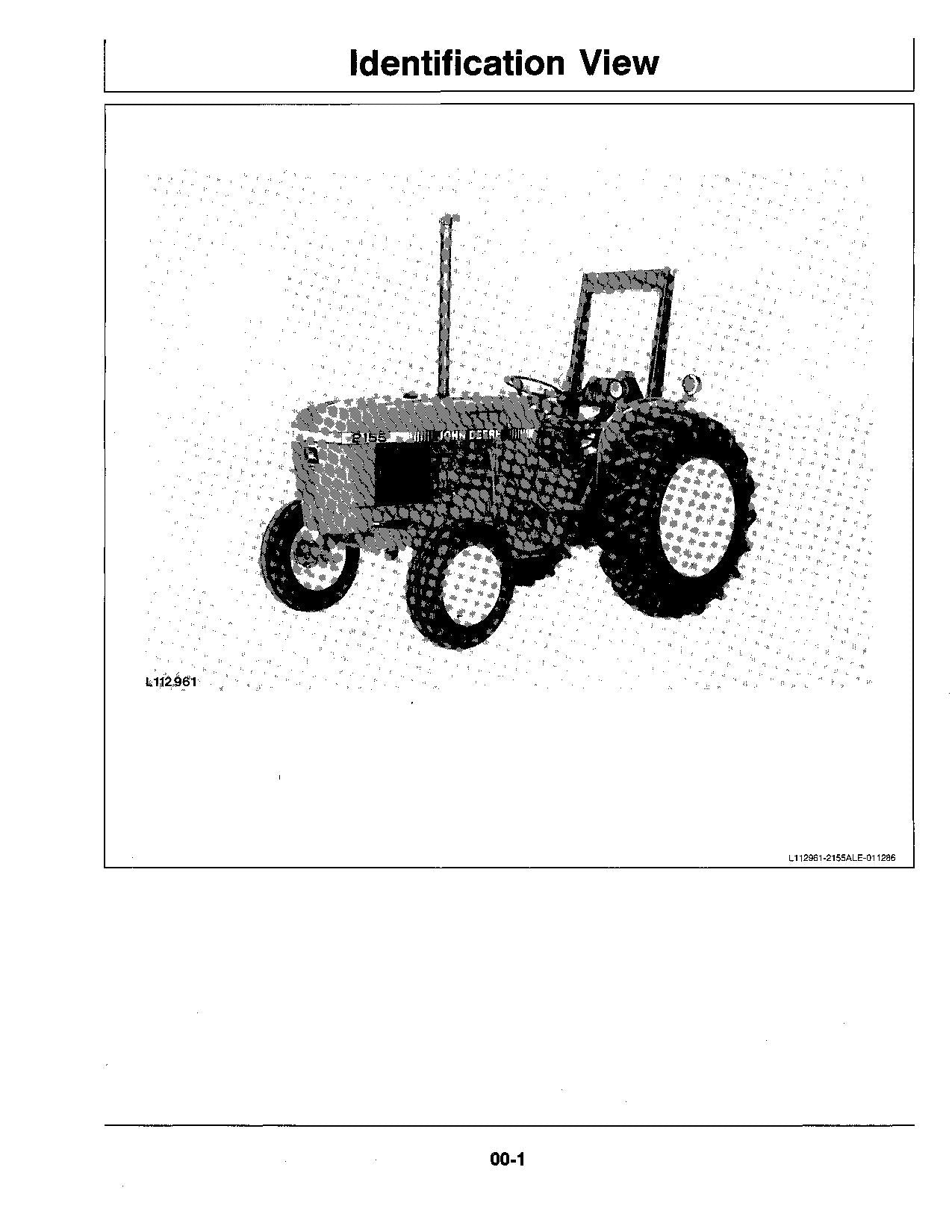 MANUEL D'UTILISATION DU TRACTEUR JOHN DEERE 2155