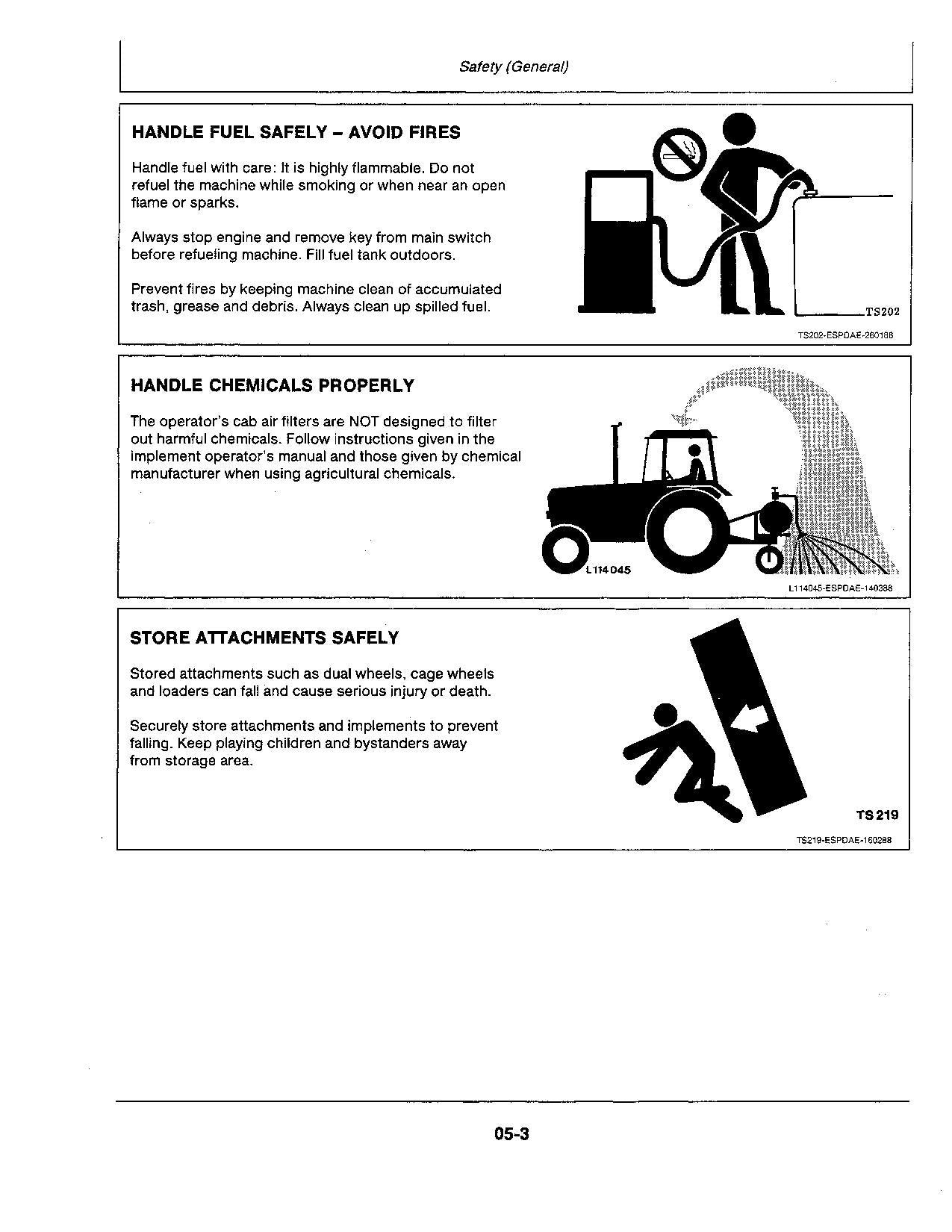 JOHN DEERE 2355 2555 TRAKTOR-BETRIEBSHANDBUCH Ser -729991