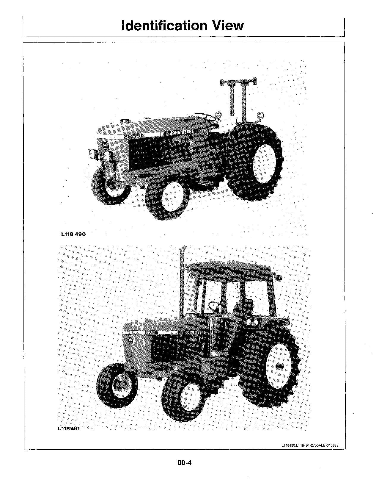 JOHN DEERE 2855N 2755 TRAKTOR BEDIENUNGSANLEITUNG 0-727999