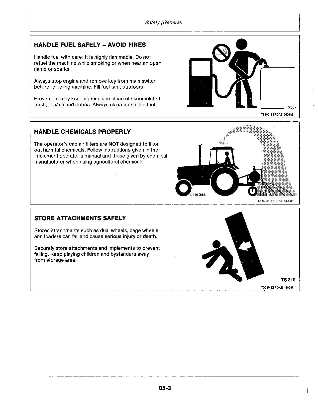 MANUEL D'UTILISATION DU TRACTEUR JOHN DEERE 2855N 2755 0-727999