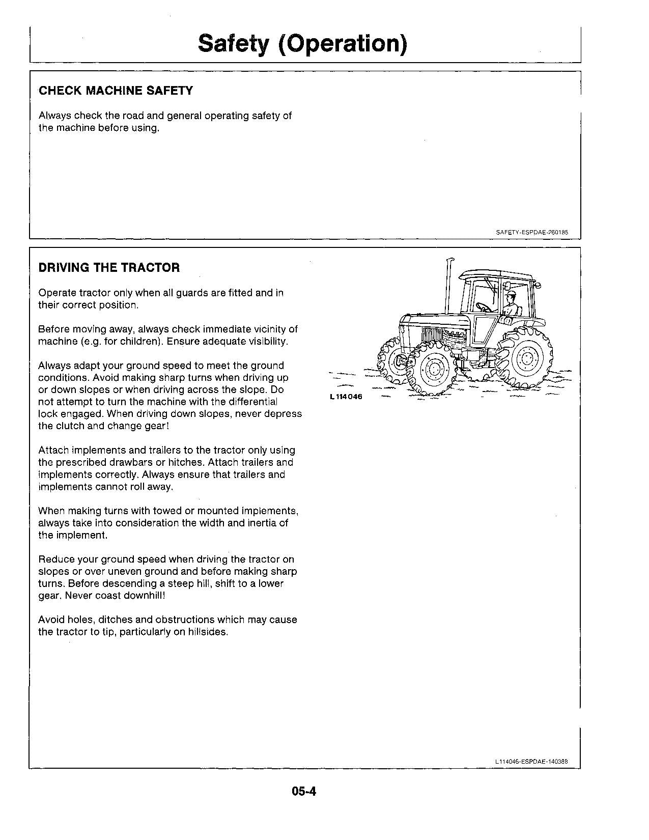 JOHN DEERE 2955 TRAKTOR-BEDIENUNGSANLEITUNG 0-739999