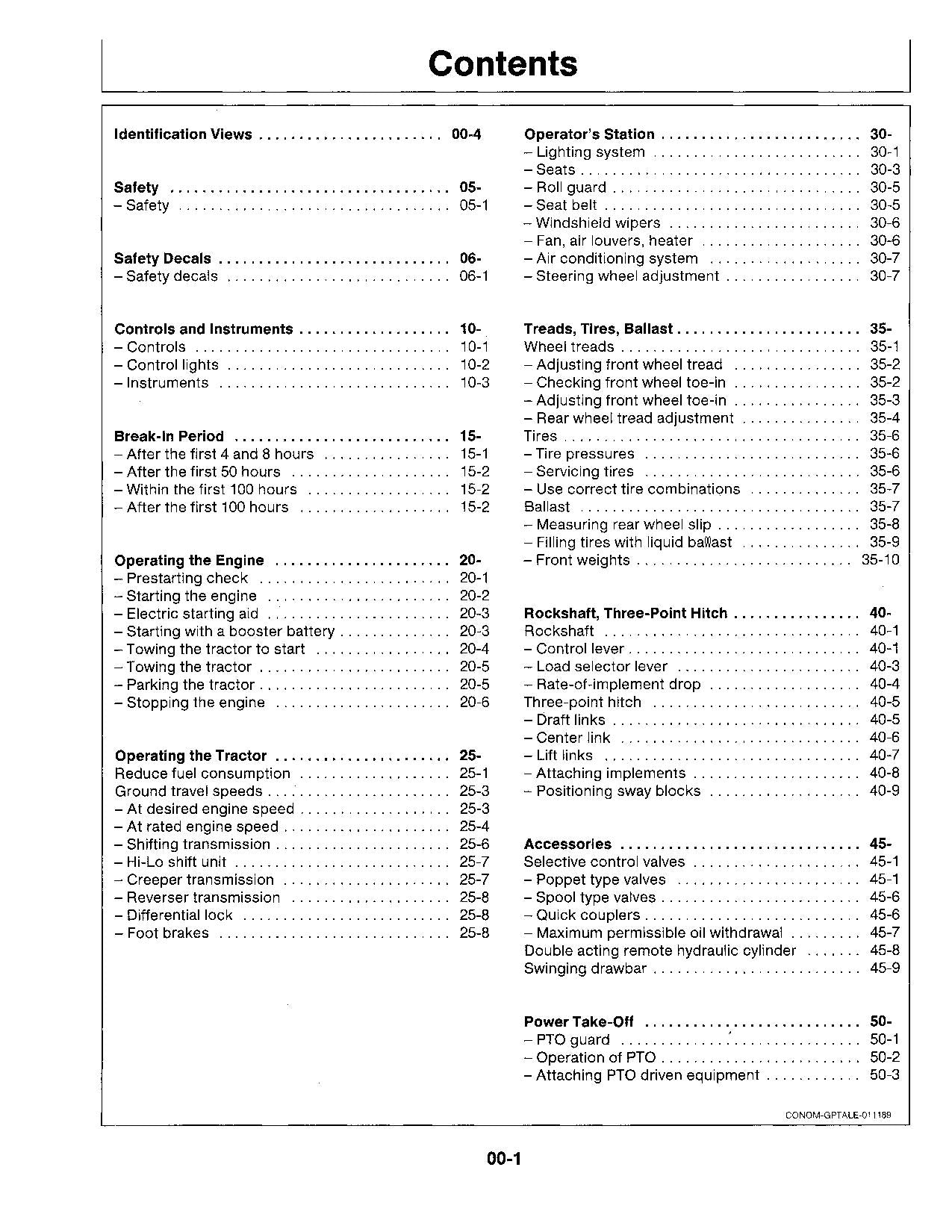 JOHN DEERE 2155 2355 2555 2755 TRACTOR OPERATORS MANUAL