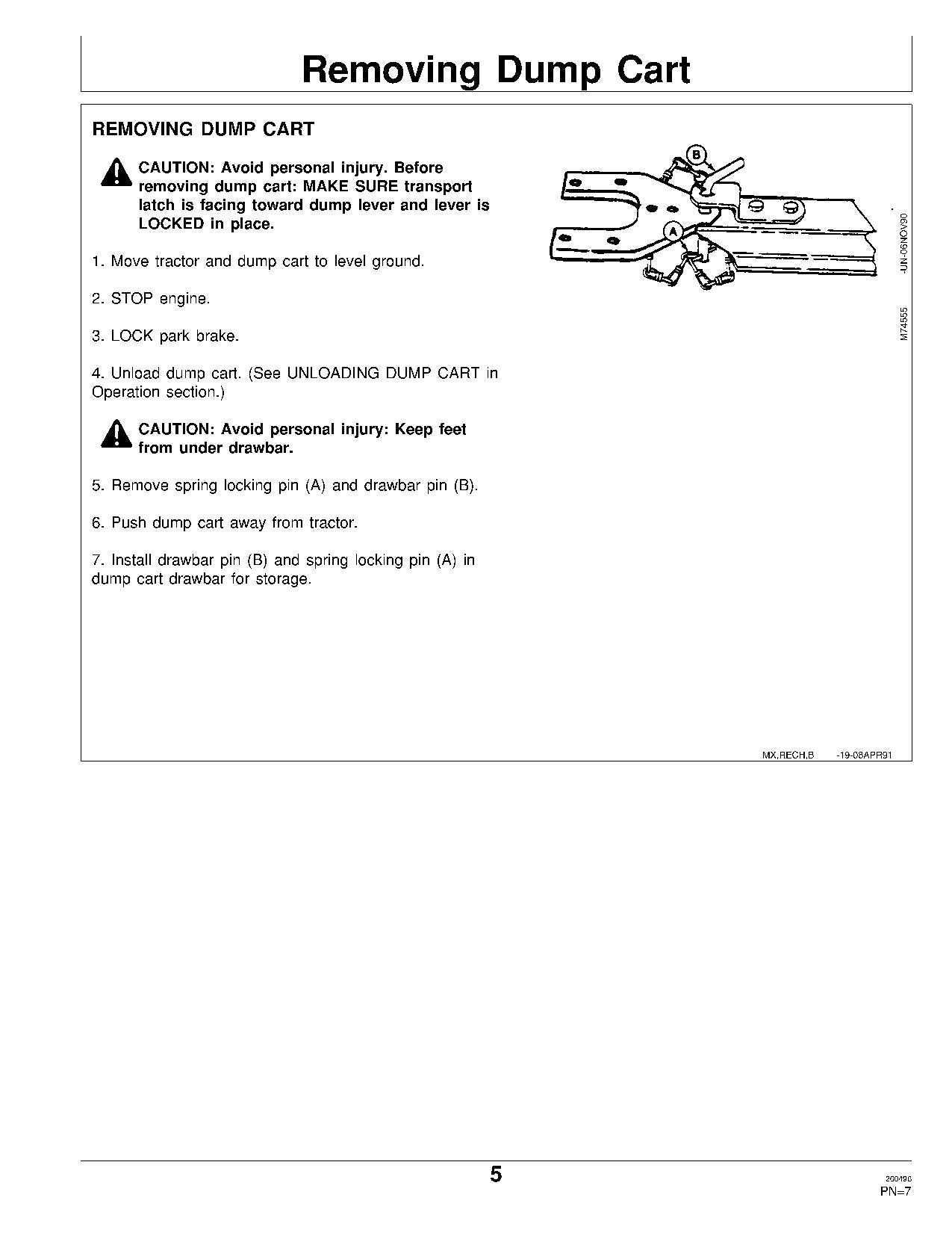 JOHN DEERE 5 7 TRAKTOR-BETRIEBSHANDBUCH