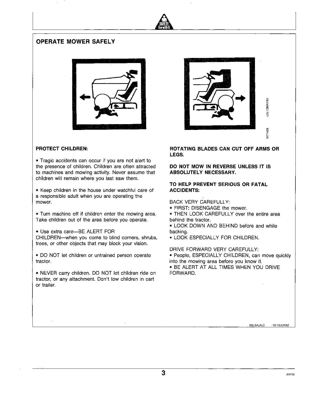 JOHN DEERE STX38 TRAKTOR-BETRIEBSHANDBUCH 010001-160000