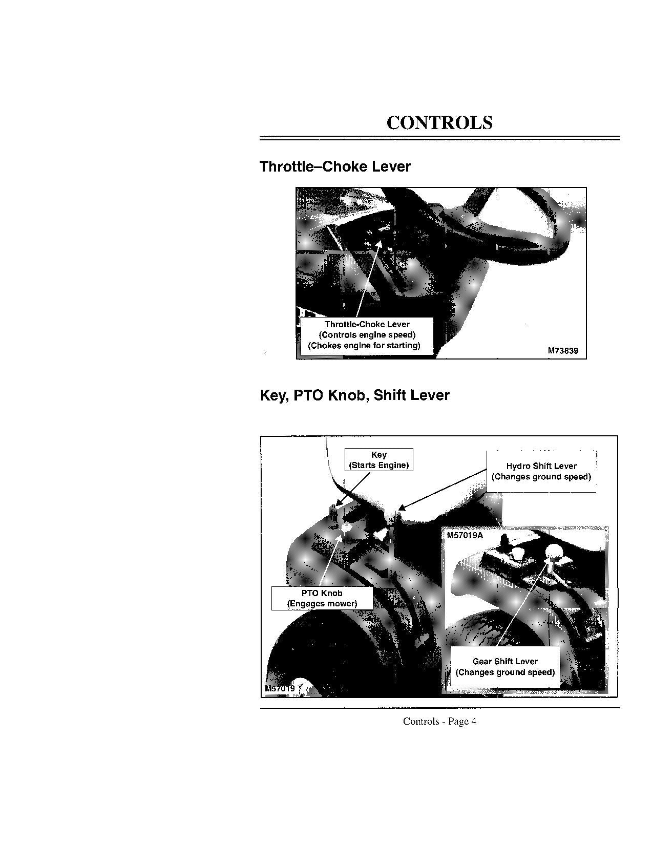 MANUEL D'UTILISATION DU TRACTEUR JOHN DEERE STX38 290001-