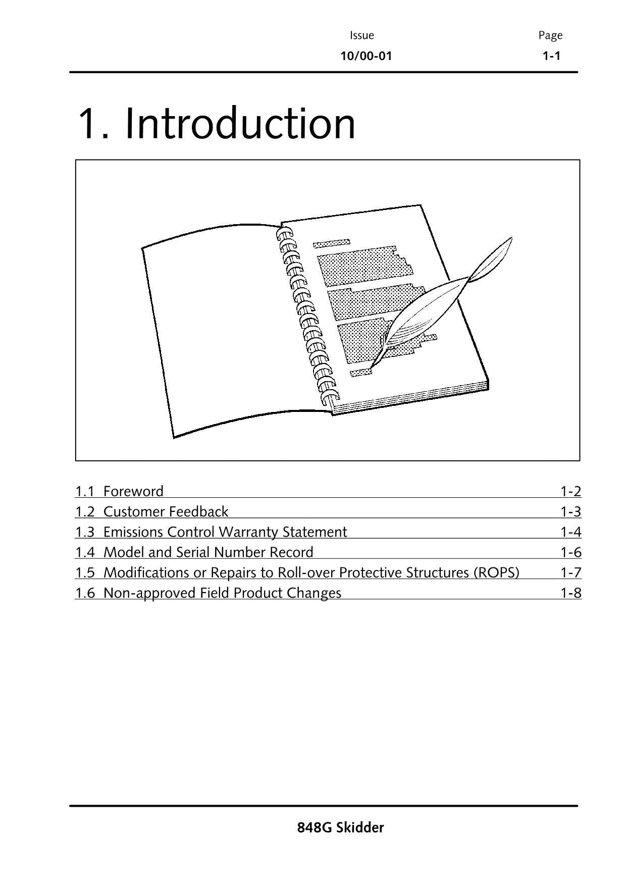 JOHN DEERE 848G SKIDDER OPERATORS MANUAL #