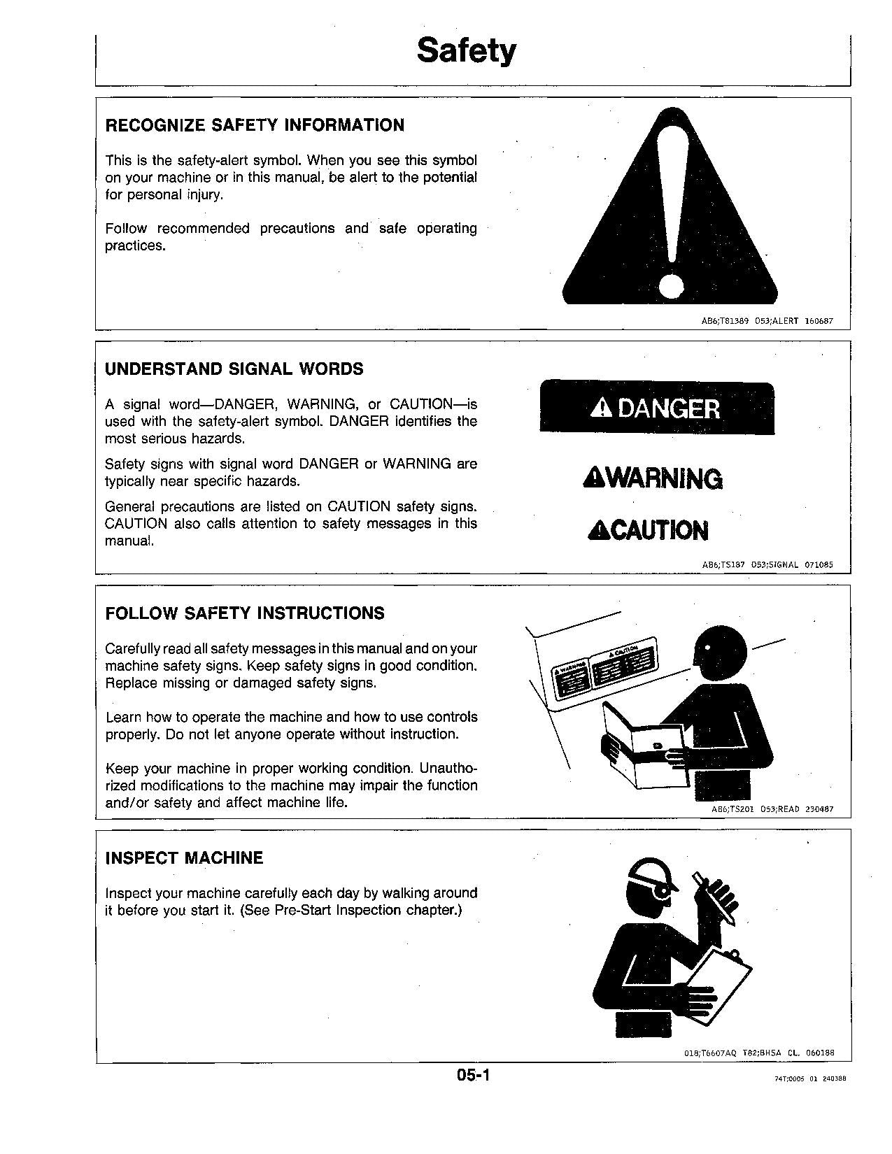 JOHN DEERE 440D 448D SKIDDER OPERATORS MANUAL