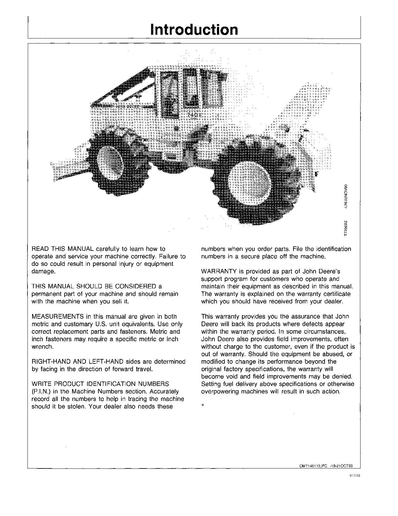 JOHN DEERE 740E 748E SKIDDER-BEDIENUNGSANLEITUNG