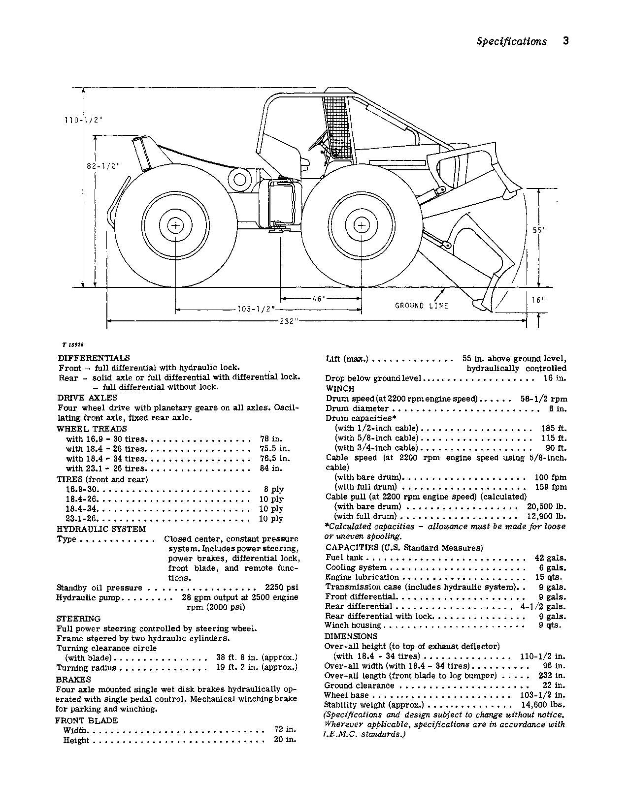 JOHN DEERE 540 SKIDDER - BEDIENUNGSANLEITUNG