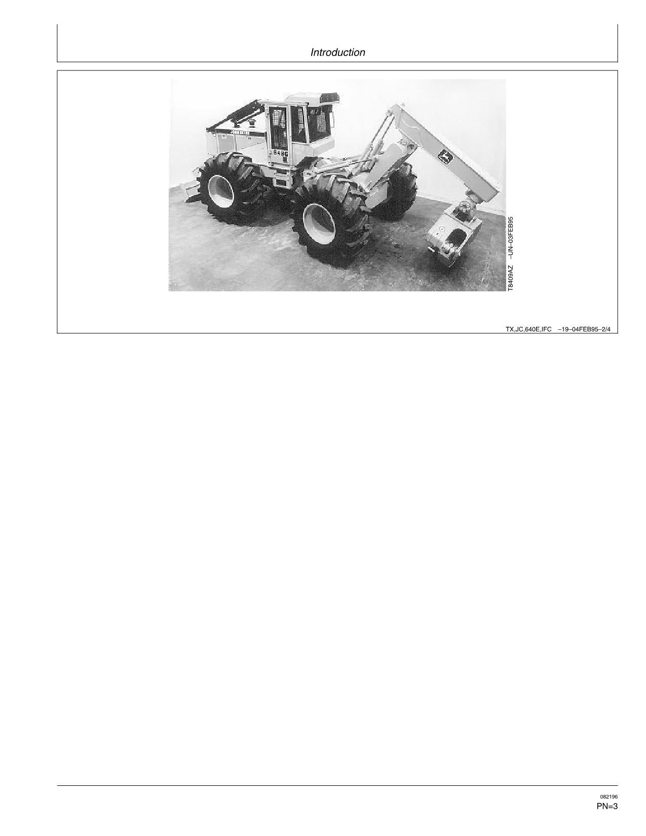 JOHN DEERE 640G 648G SKIDDER OPERATORS MANUAL