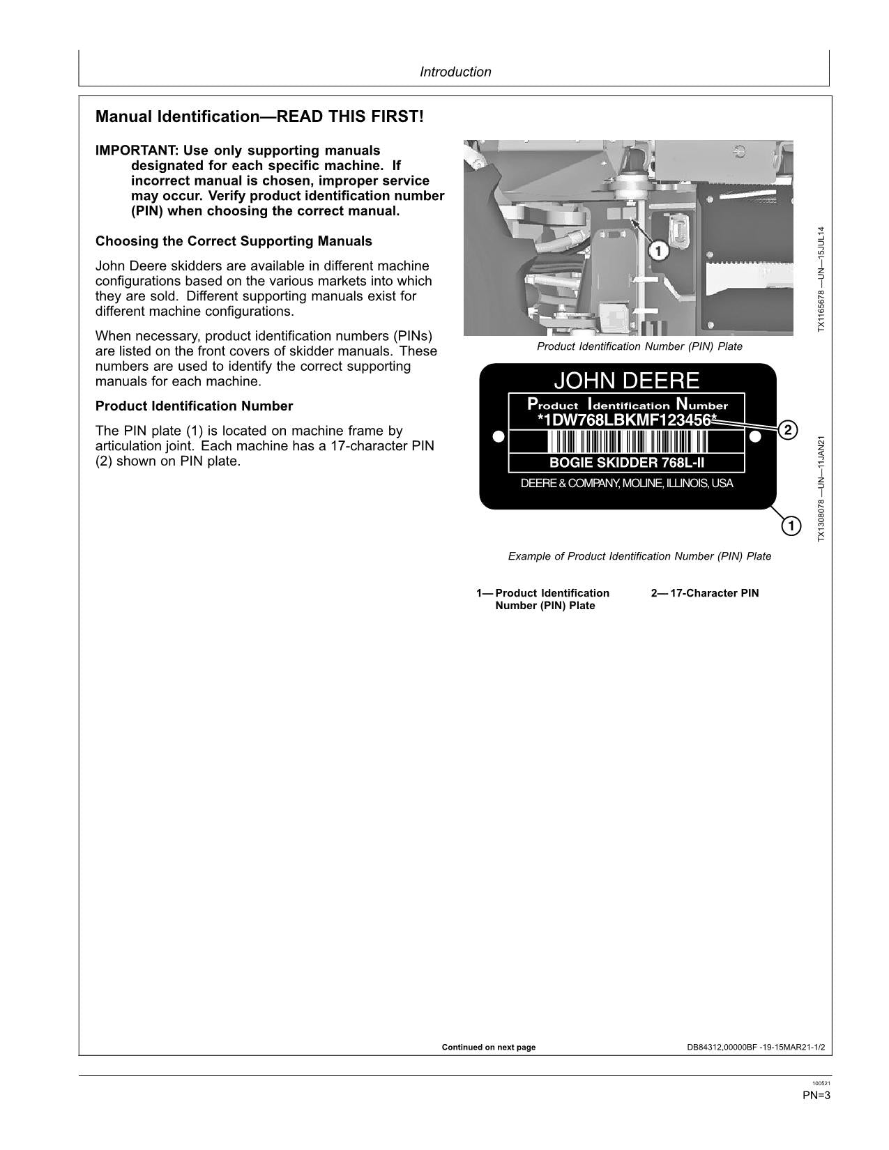 JOHN DEERE 640L 648L 748L 848L 948L SKIDDER OPERATORS MANUAL #1