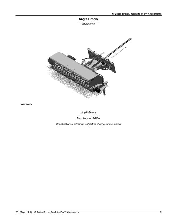 JOHN DEERE SKID STEER PARTS CATALOG MANUAL