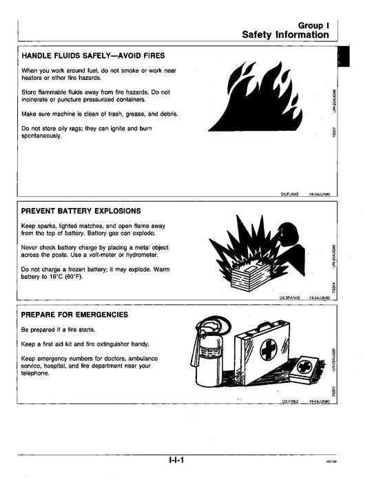 JOHN DEERE 210C 310C 315C 315CH BACKHOE OPERATION TEST SERVICE MANUAL #1