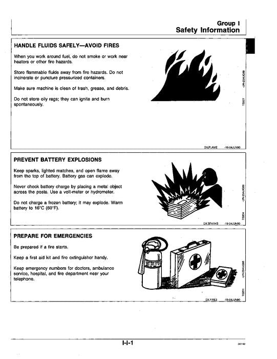 JOHN DEERE 210C 310C 315C 315CH BACKHOE OPERATION TEST SERVICE MANUAL #1