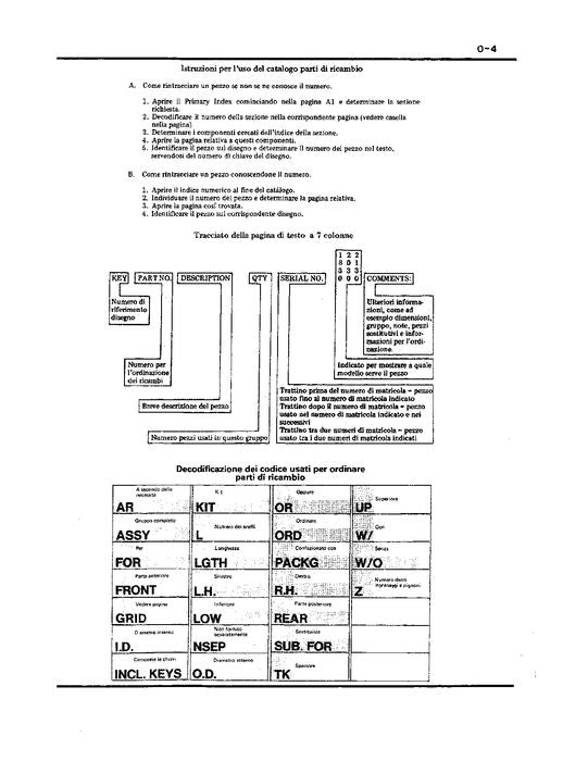 JOHN DEERE 400A BACKHOE PARTS CATALOG MANUAL