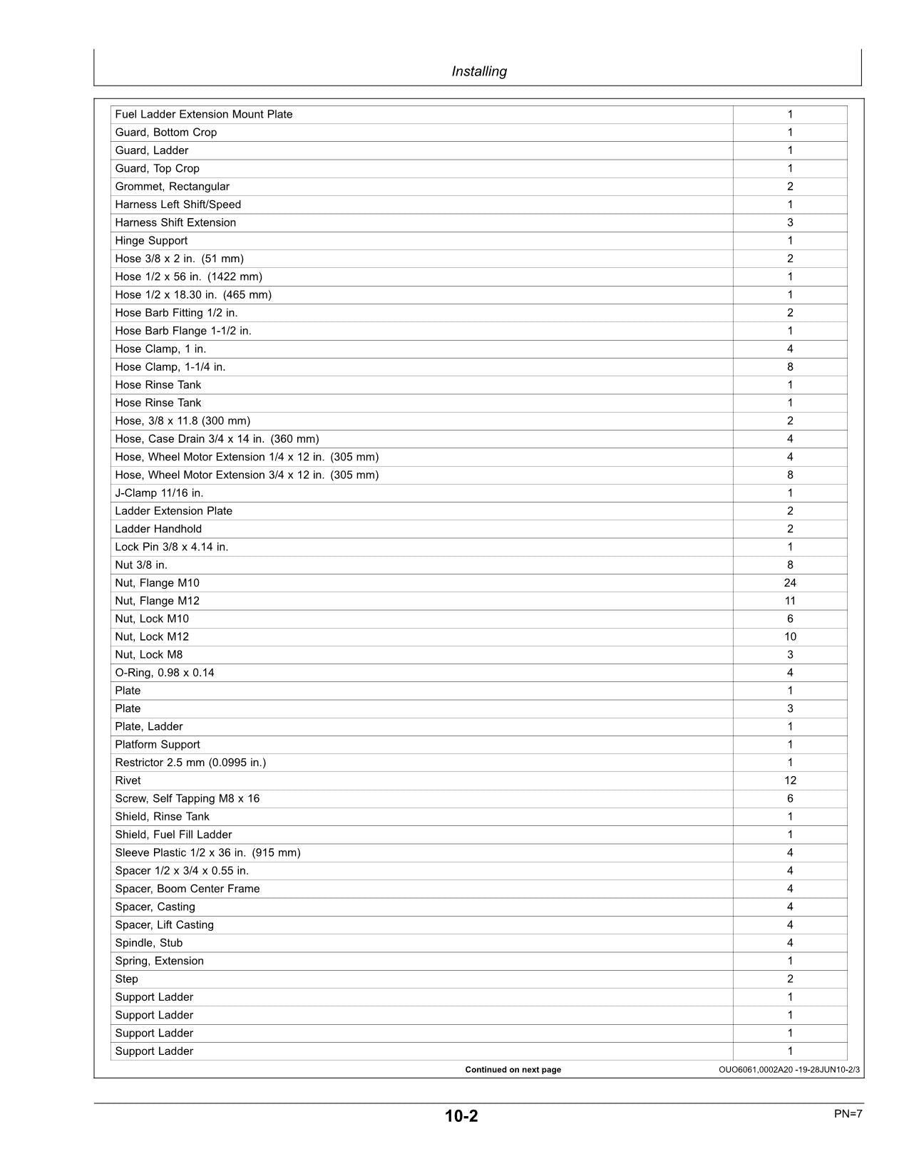 JOHN DEERE 4730 SPRAYER OPERATORS MANUAL