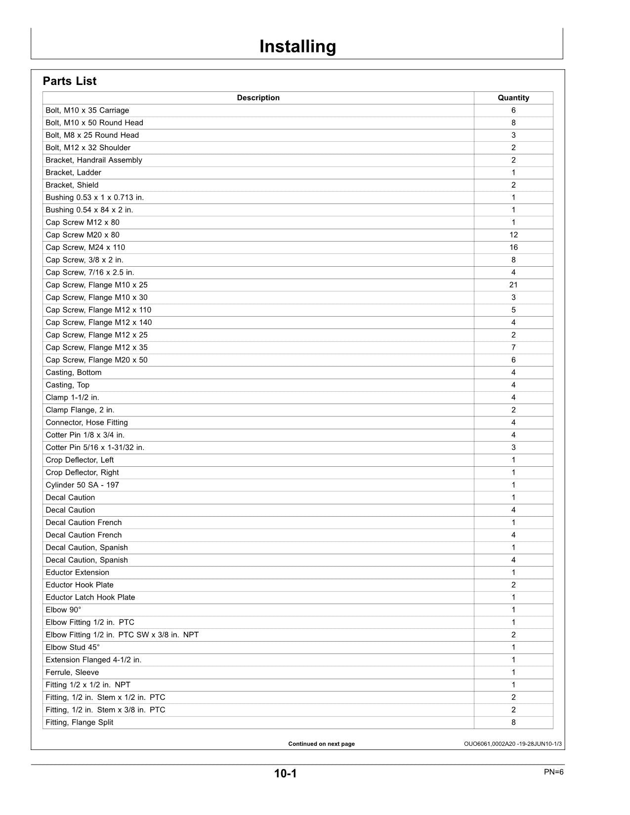 JOHN DEERE 4730 SPRAYER OPERATORS MANUAL