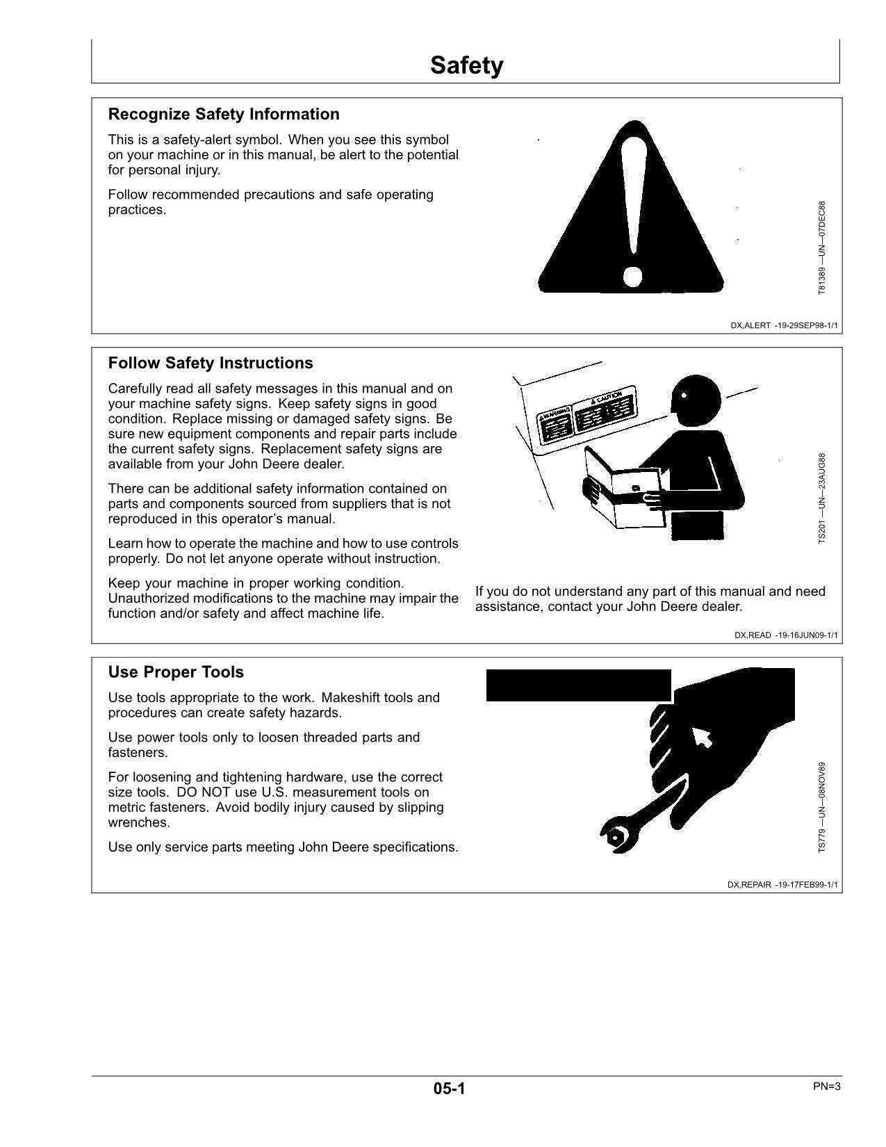 JOHN DEERE 4730 SPRAYER OPERATORS MANUAL