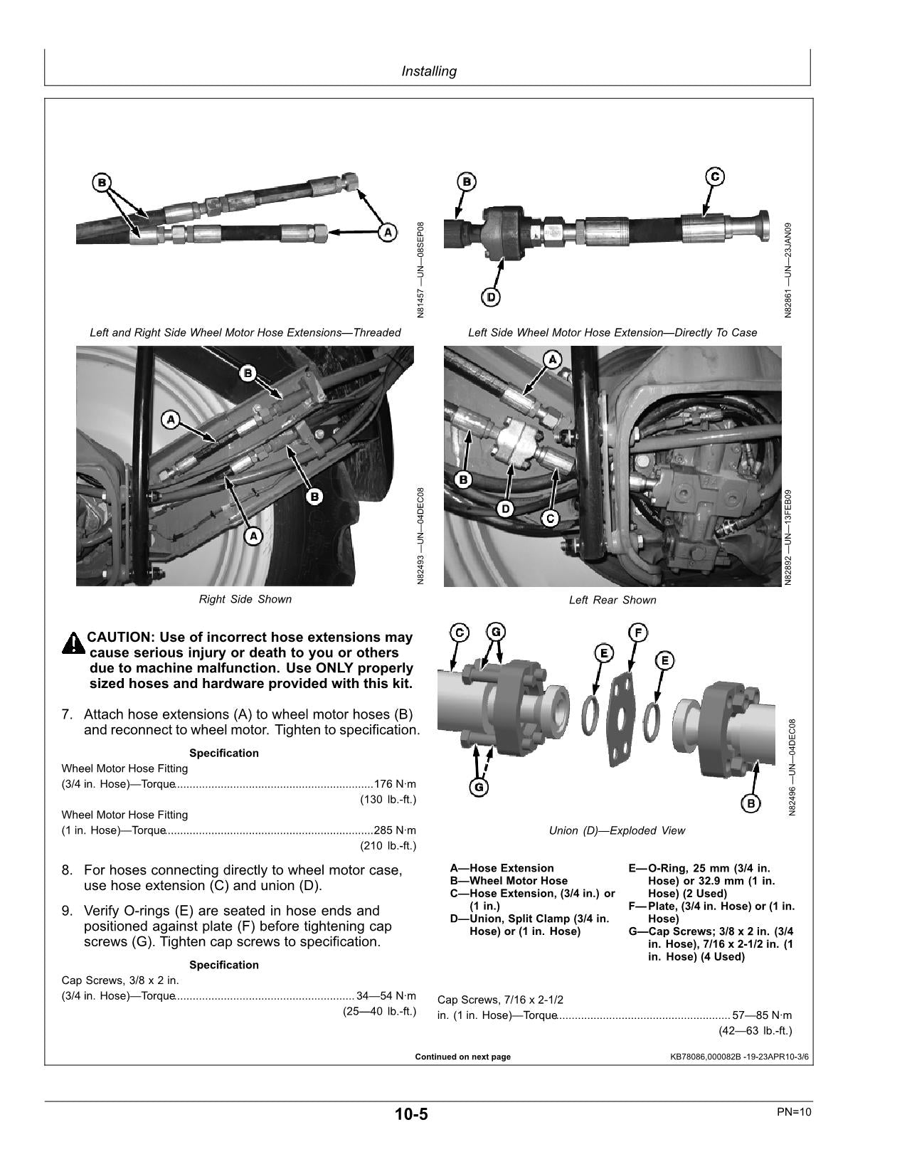 JOHN DEERE 4730 4830 SPRÜHGERÄT BEDIENUNGSANLEITUNG #1