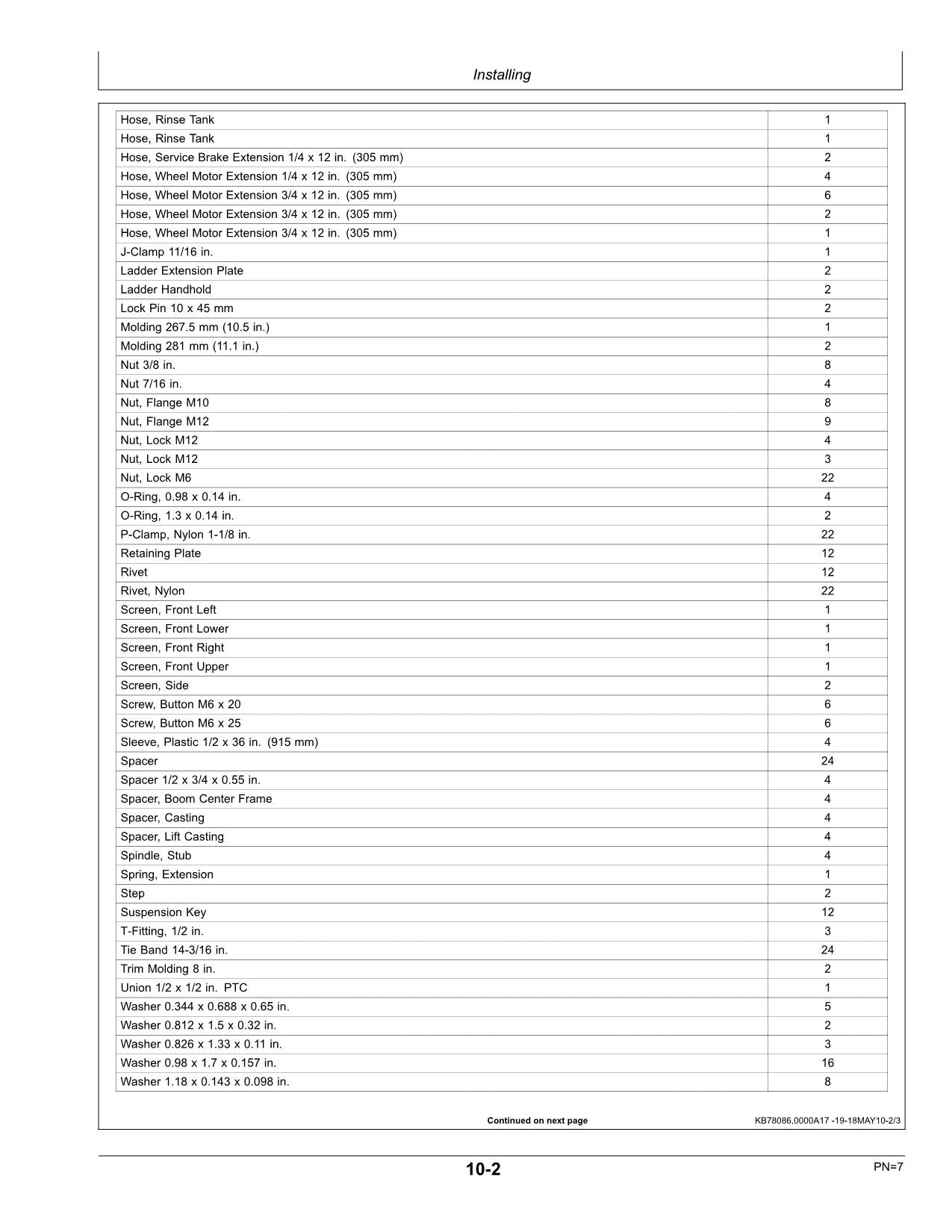 JOHN DEERE 4730 4830 SPRAYER OPERATORS MANUAL #1