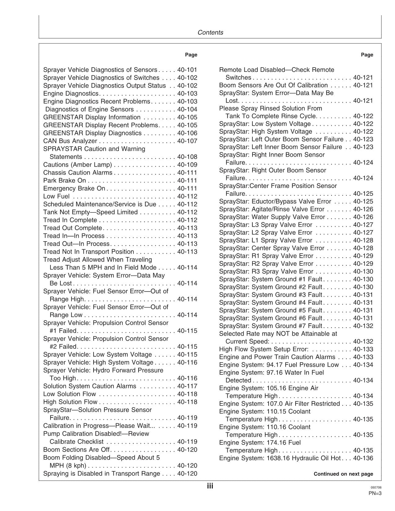 JOHN DEERE 4930 SPRAYER OPERATORS MANUAL #1