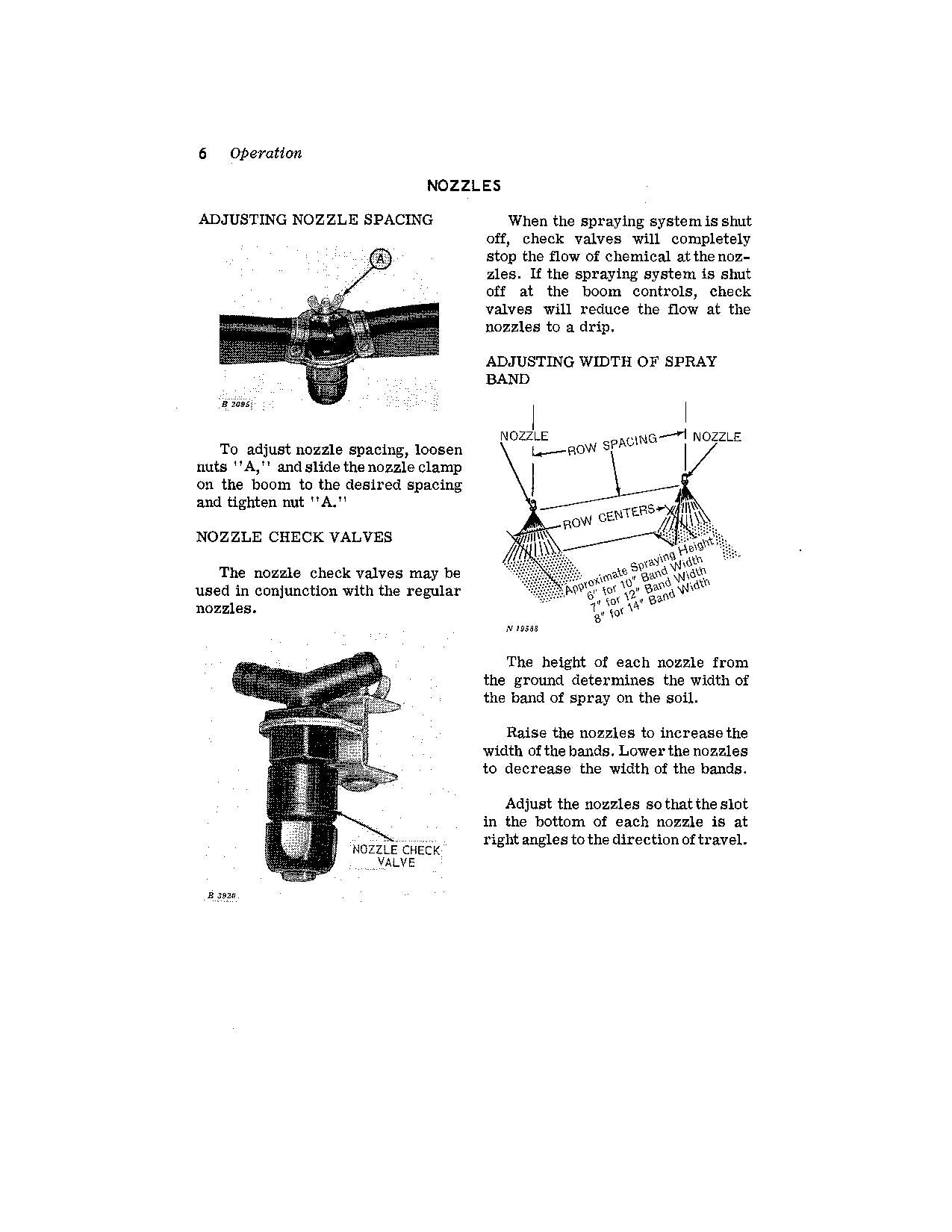 JOHN DEERE 50A SPRAYER OPERATORS MANUAL